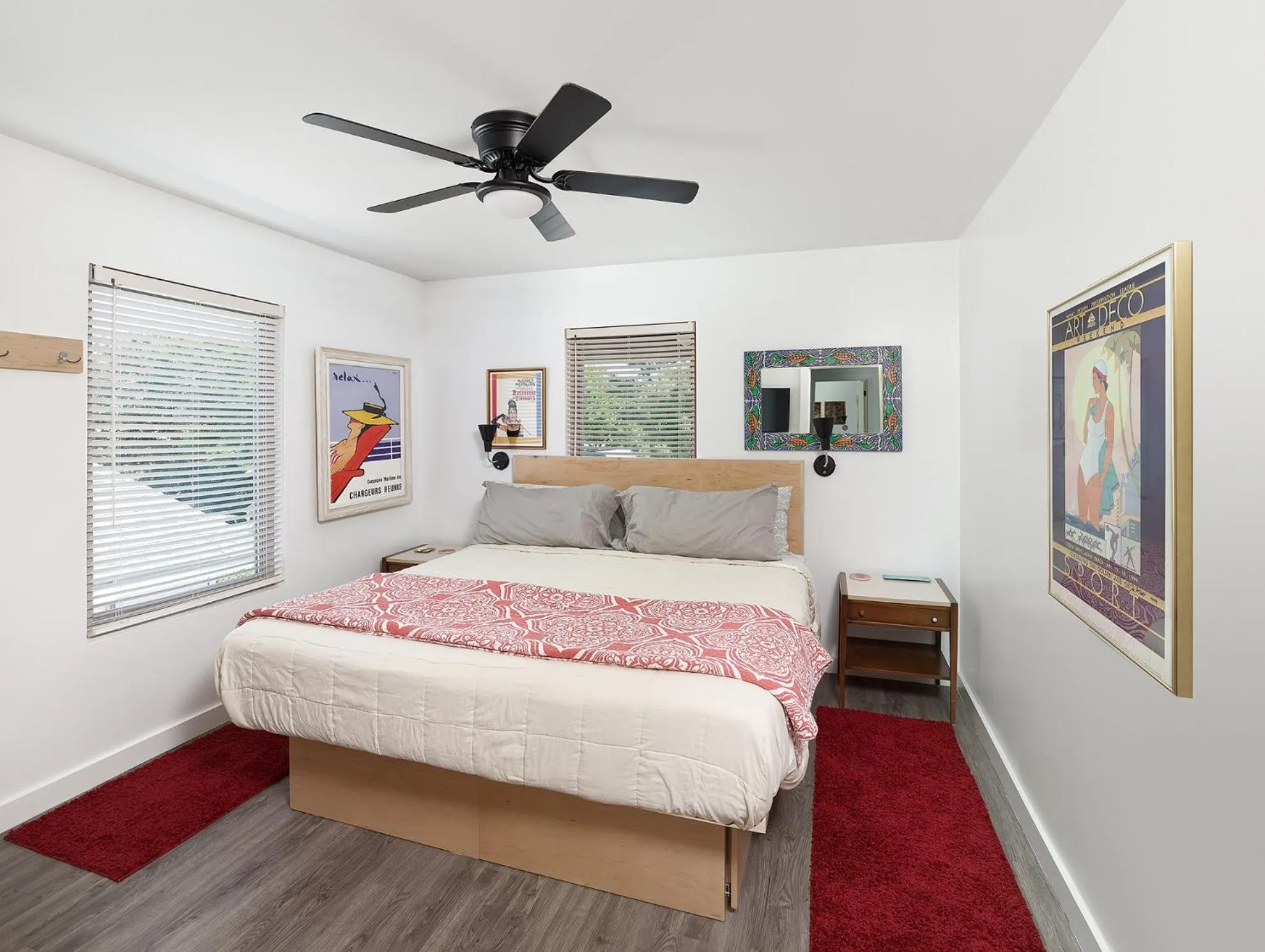 Bedroom, Bed in Folly Vacation Perfect Purple Palace Apt C