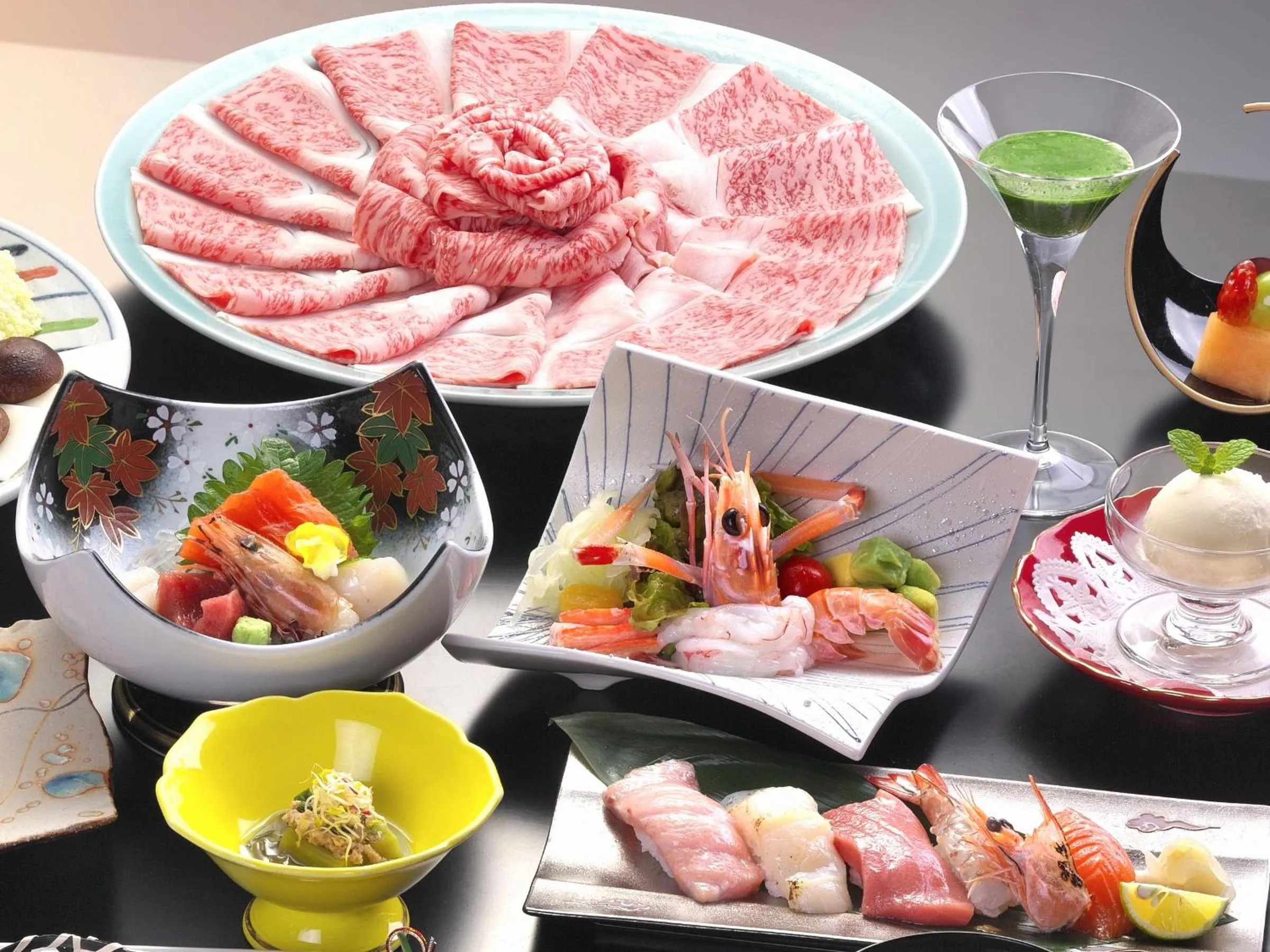 Dinner in Yorokobinoyado Takamatsu