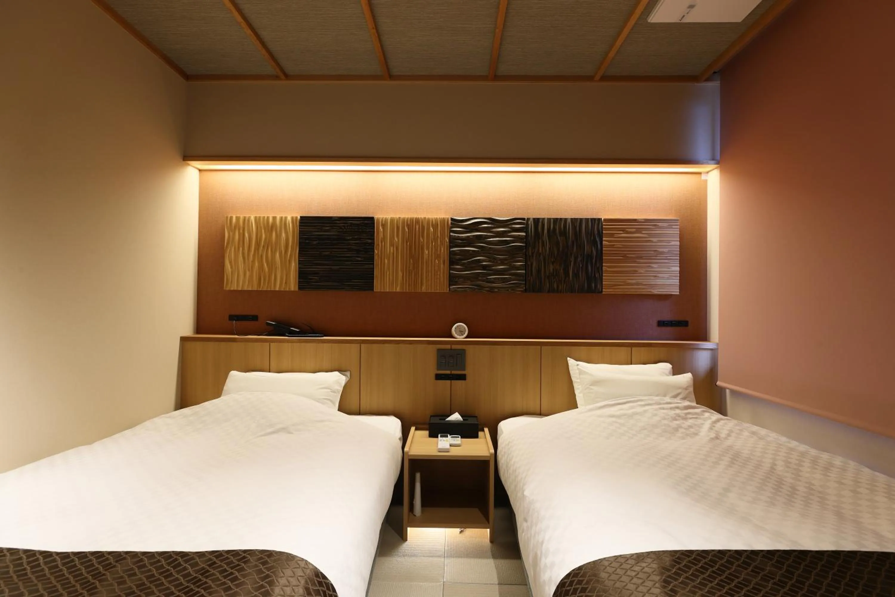 Bed in Yorokobinoyado Takamatsu