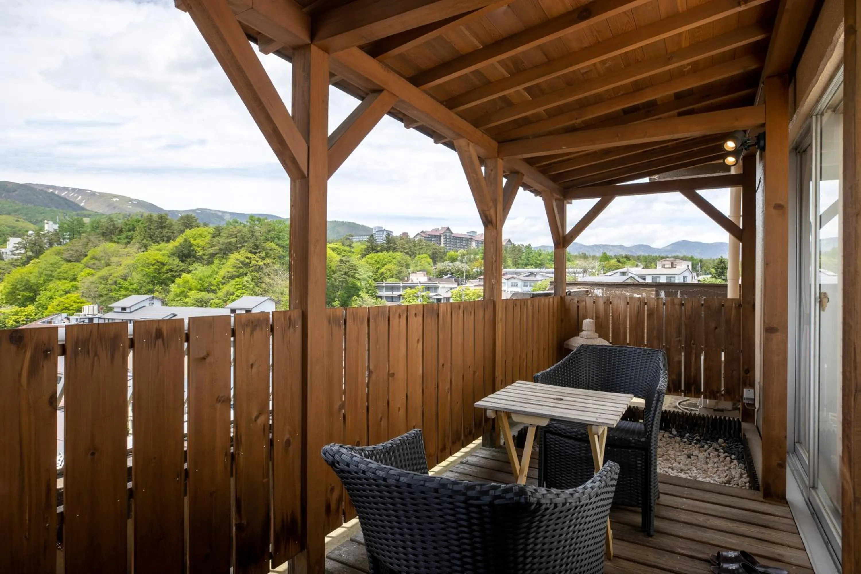 Natural landscape in Yorokobinoyado Takamatsu