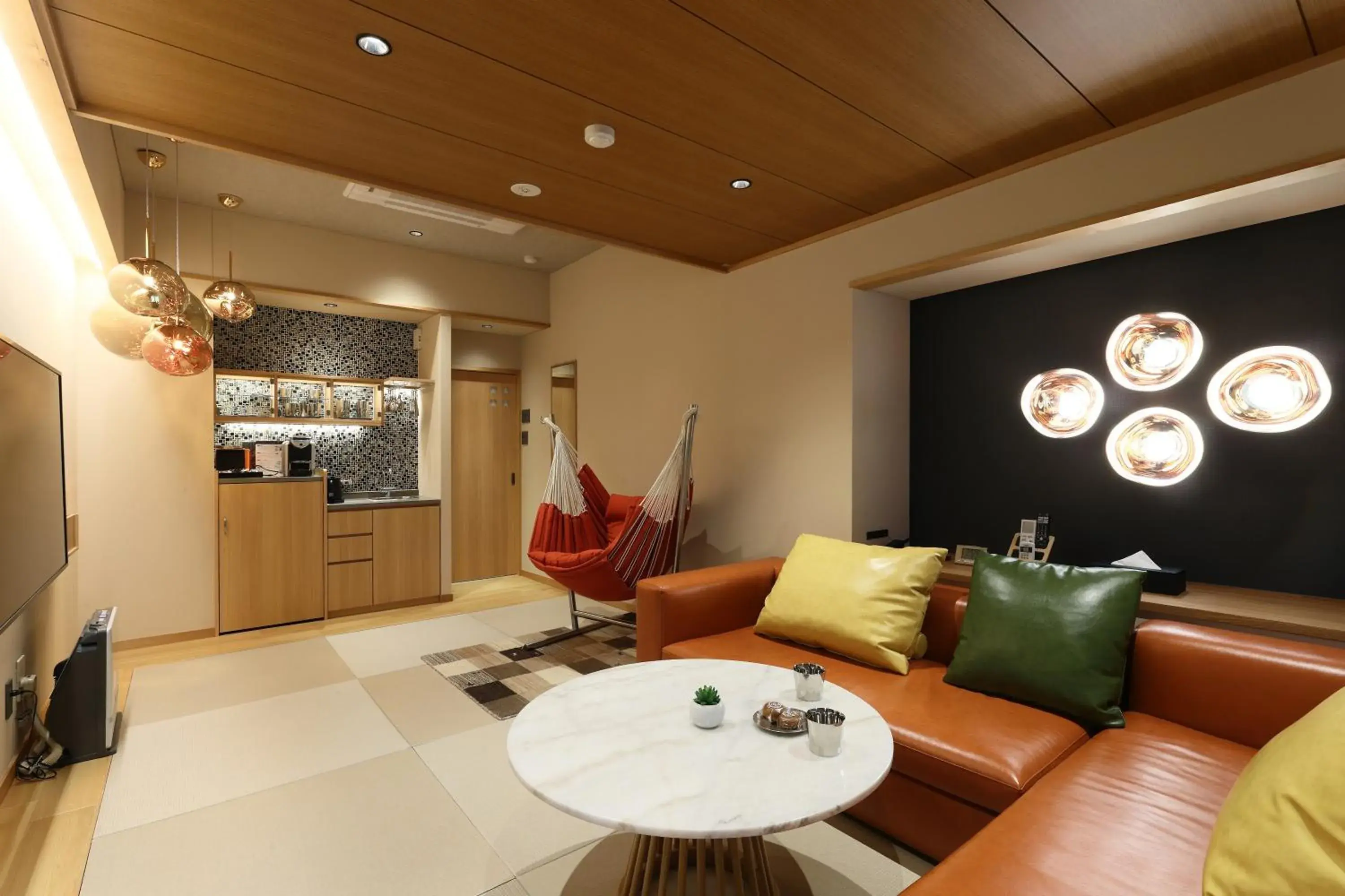 Living room in Yorokobinoyado Takamatsu Living room in Yorokobinoyado Takamatsu