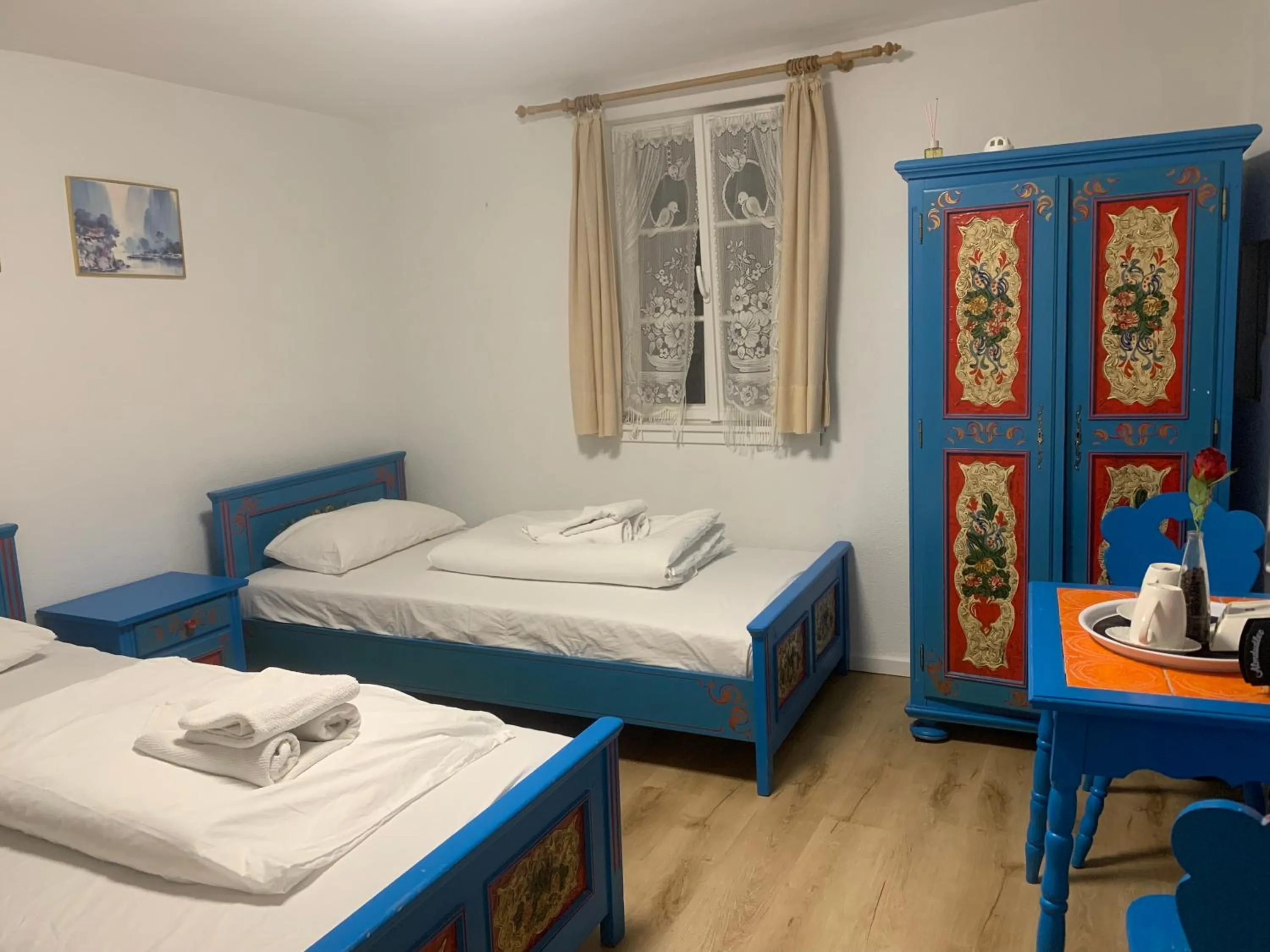 Bed in China Restaurant Hotel Lotus