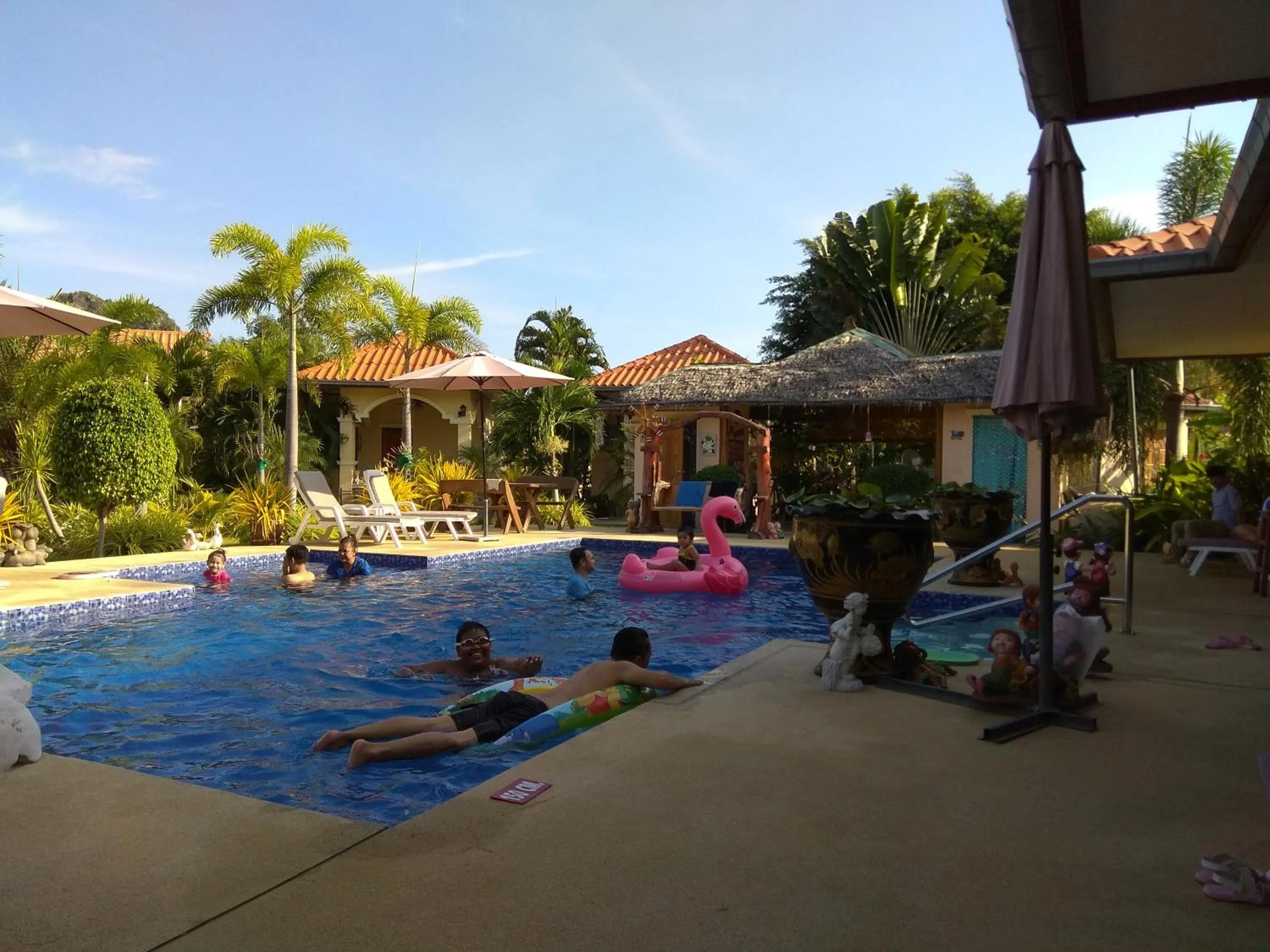 Pool view in Stella Resort