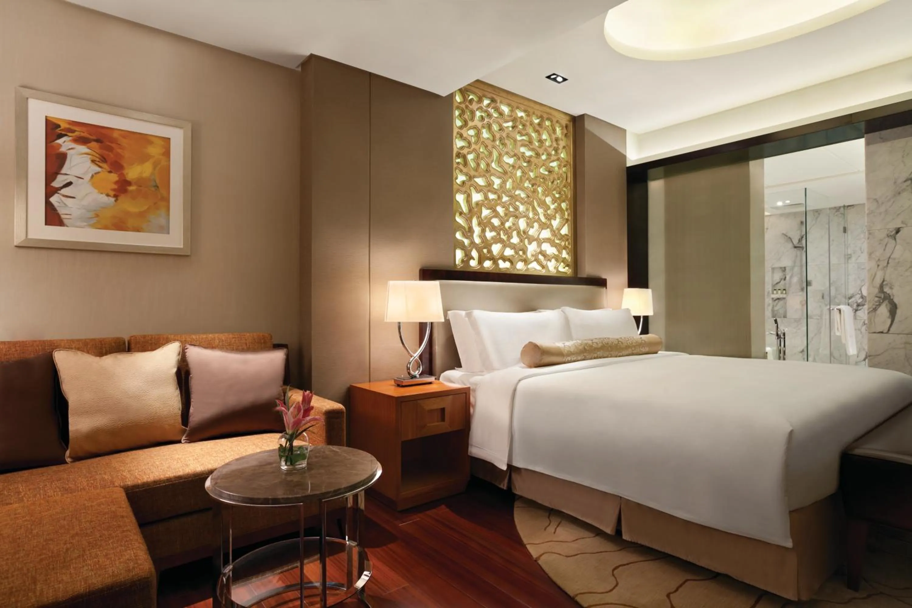 Bedroom, Bed in Kempinski Hotel Taiyuan