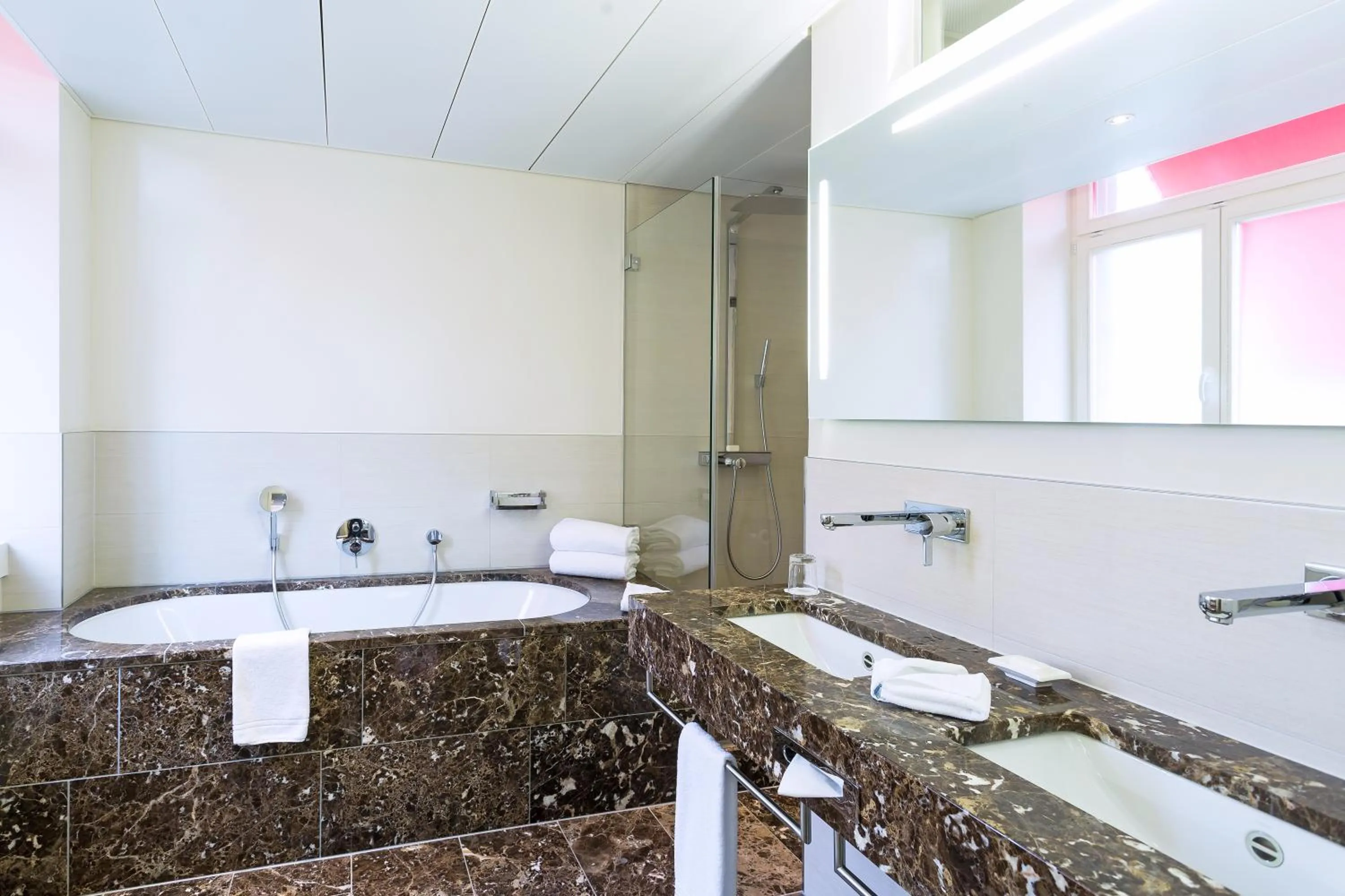 Bathroom in Hotel St.Gotthard