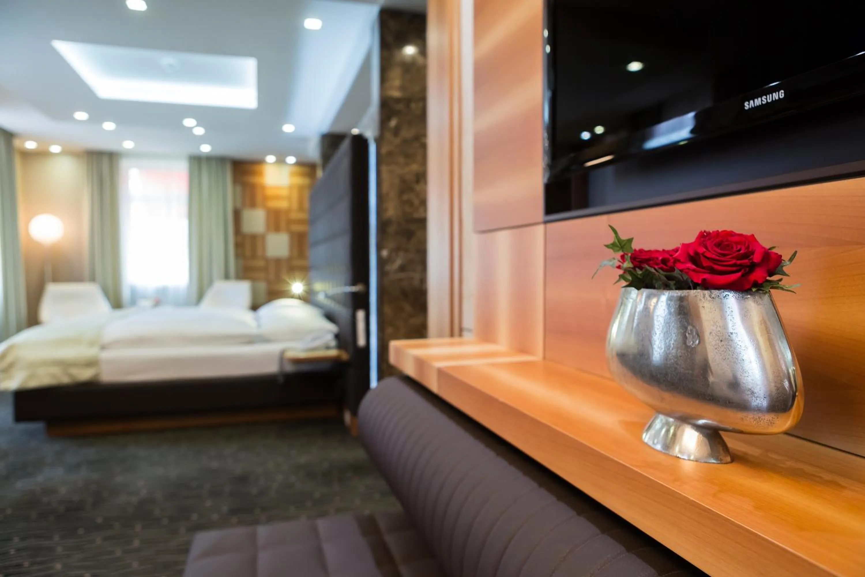 Photo of the whole room, Bed in Hotel St.Gotthard