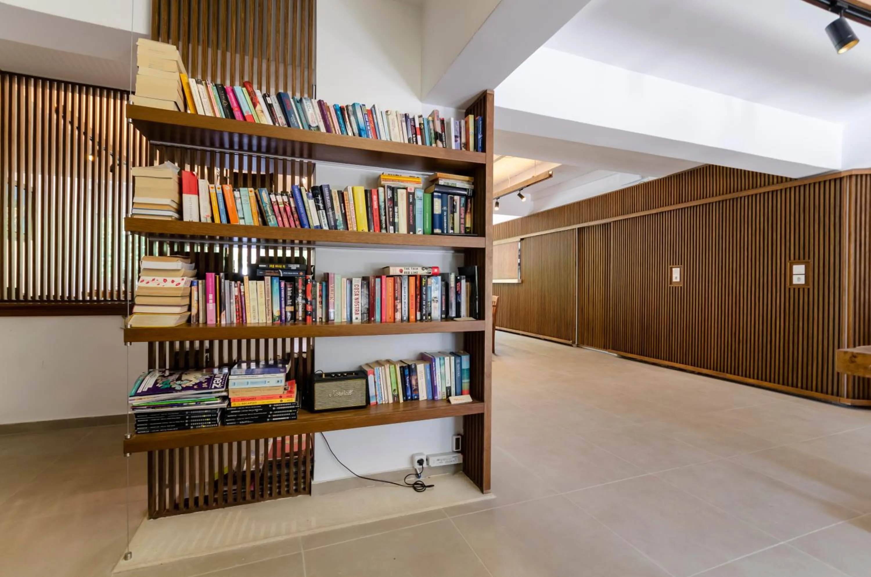 Library in Sarikampos Beach