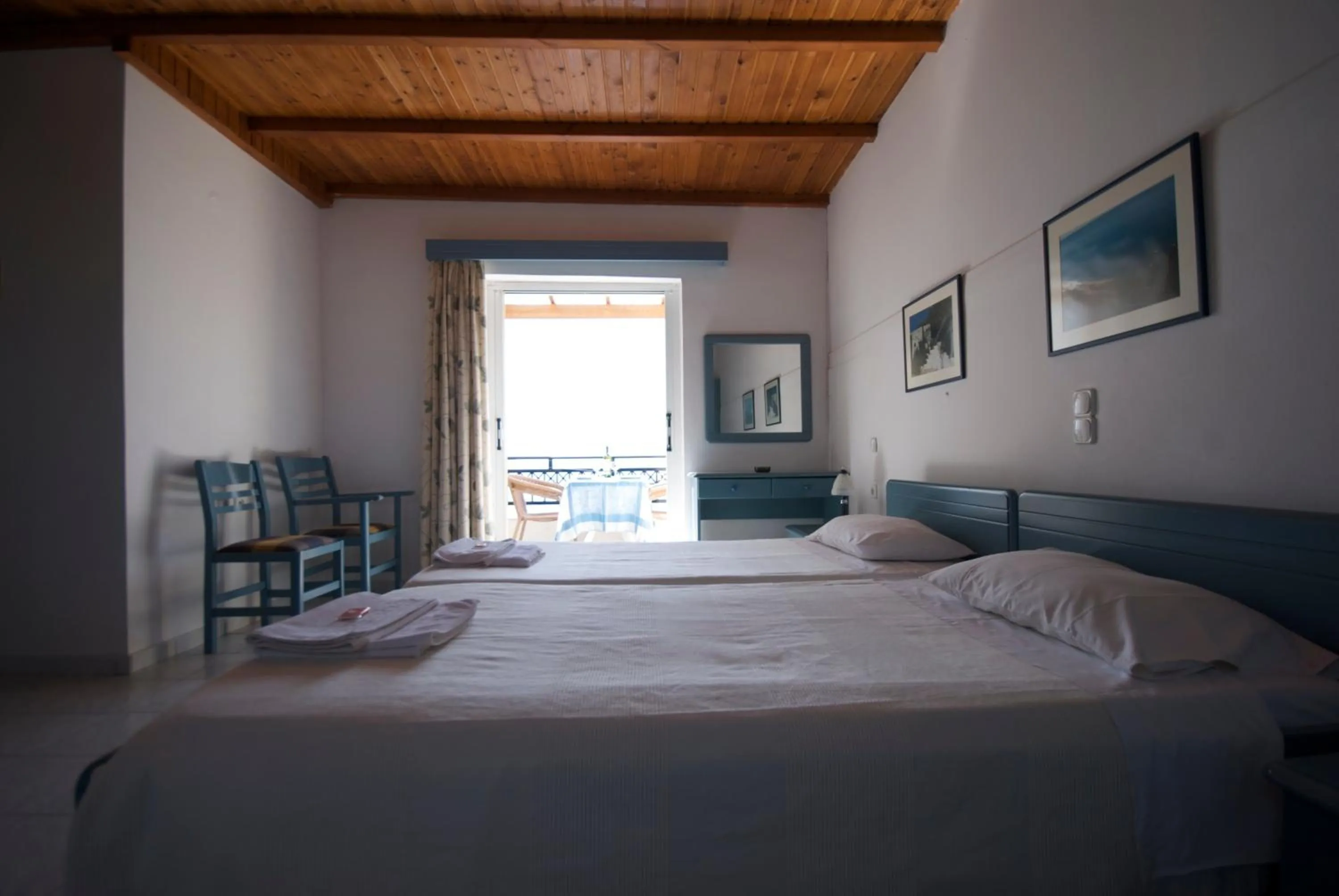 Bed in Sarikampos Beach