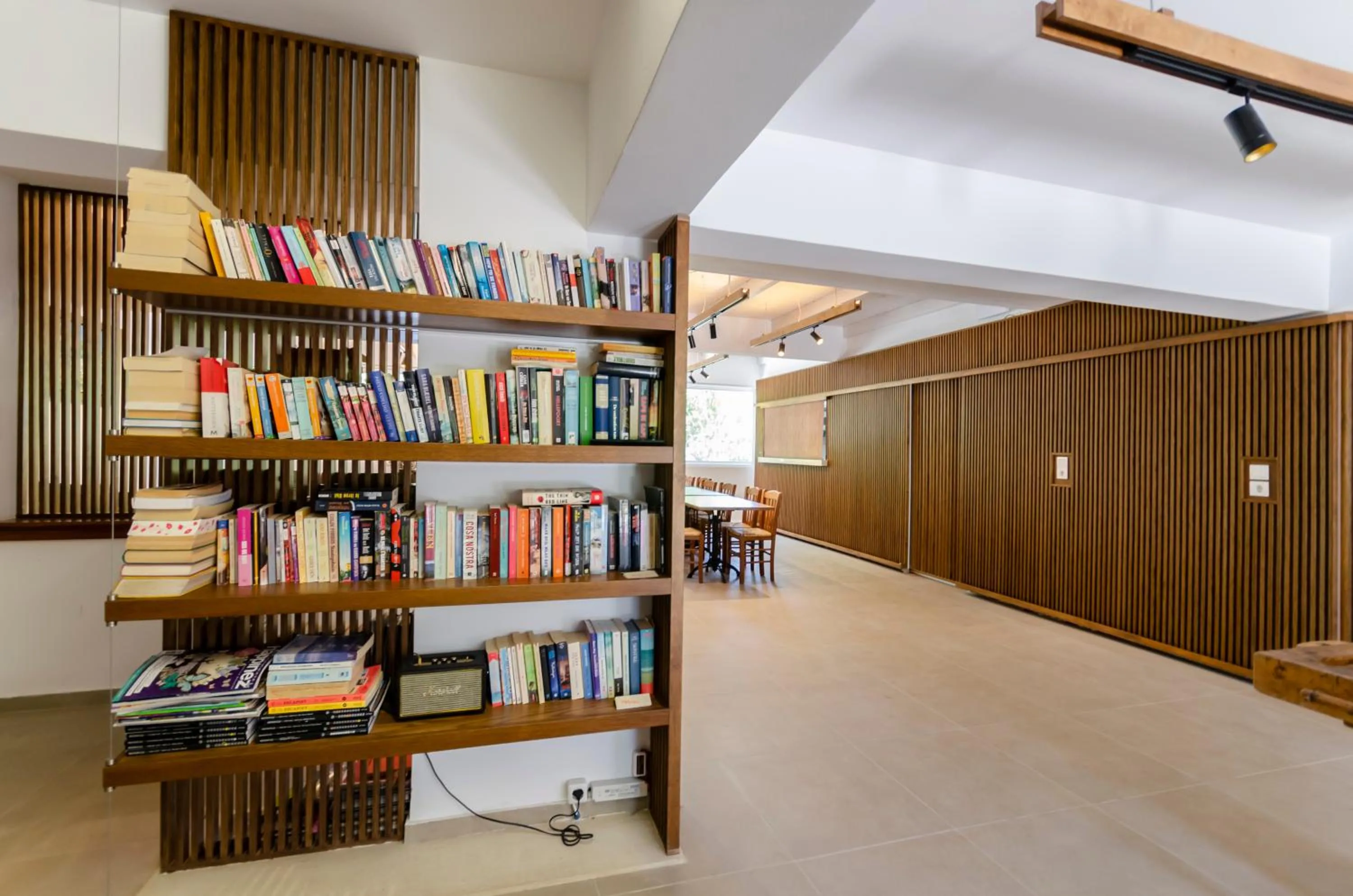 Library in Sarikampos Beach