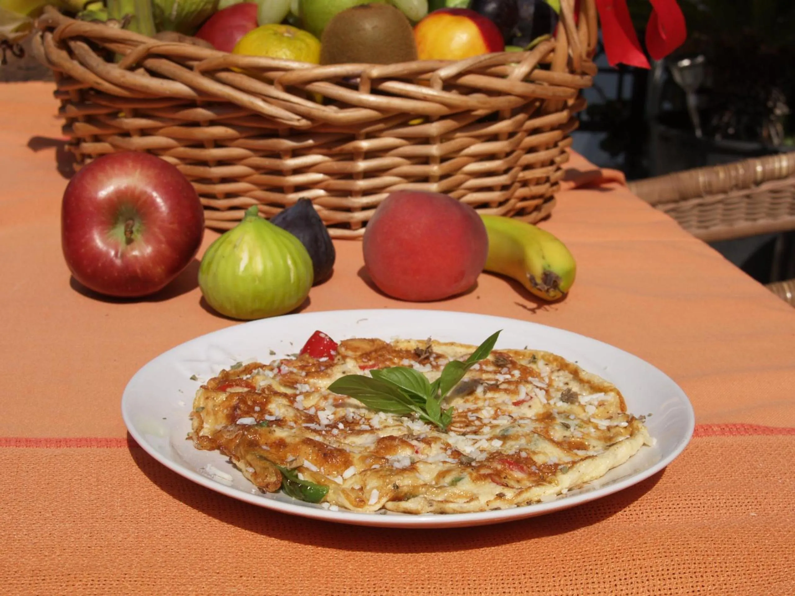 Breakfast in Sarikampos Beach
