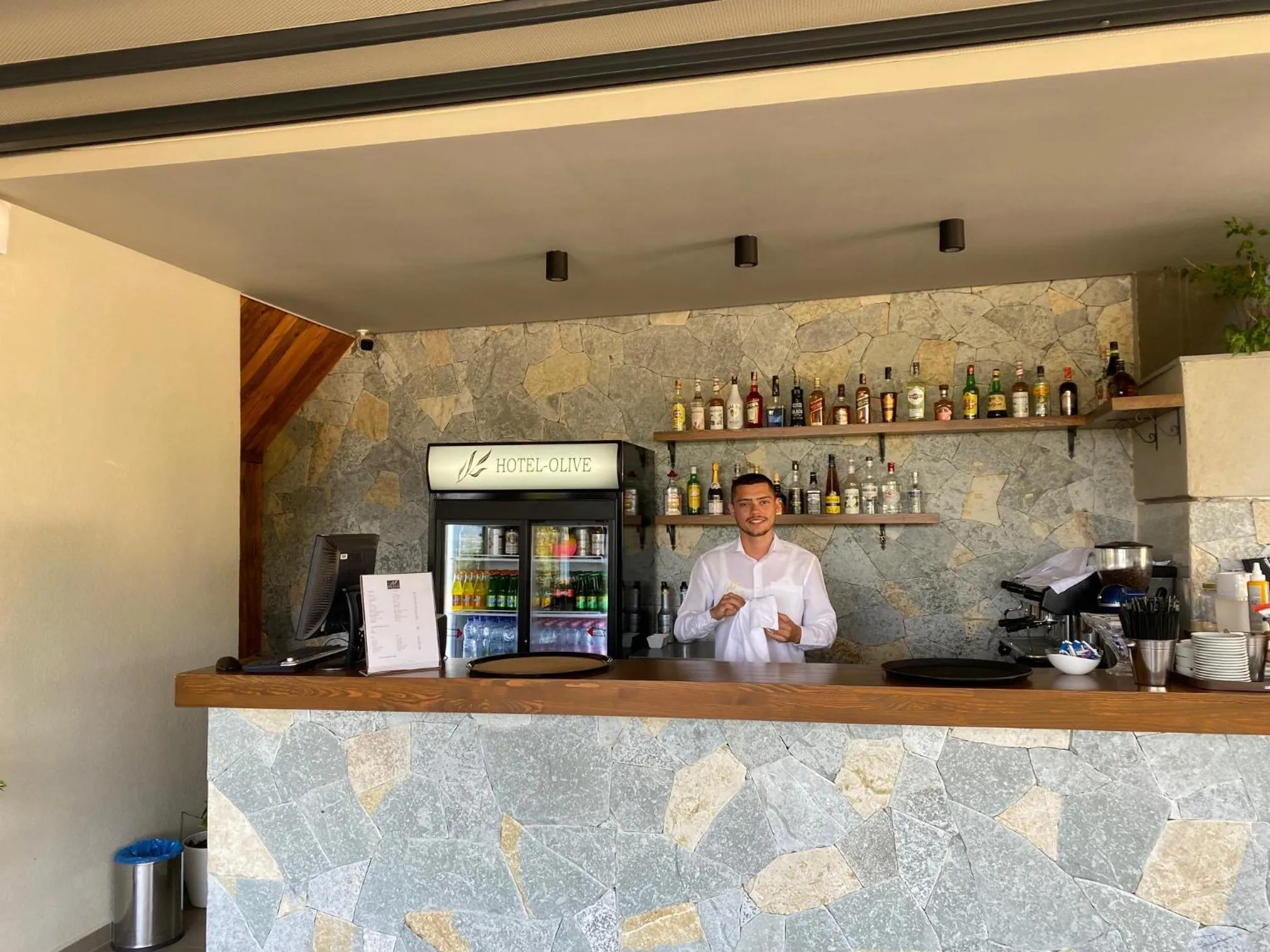 Lounge or bar in Hotel Olive Ksamil