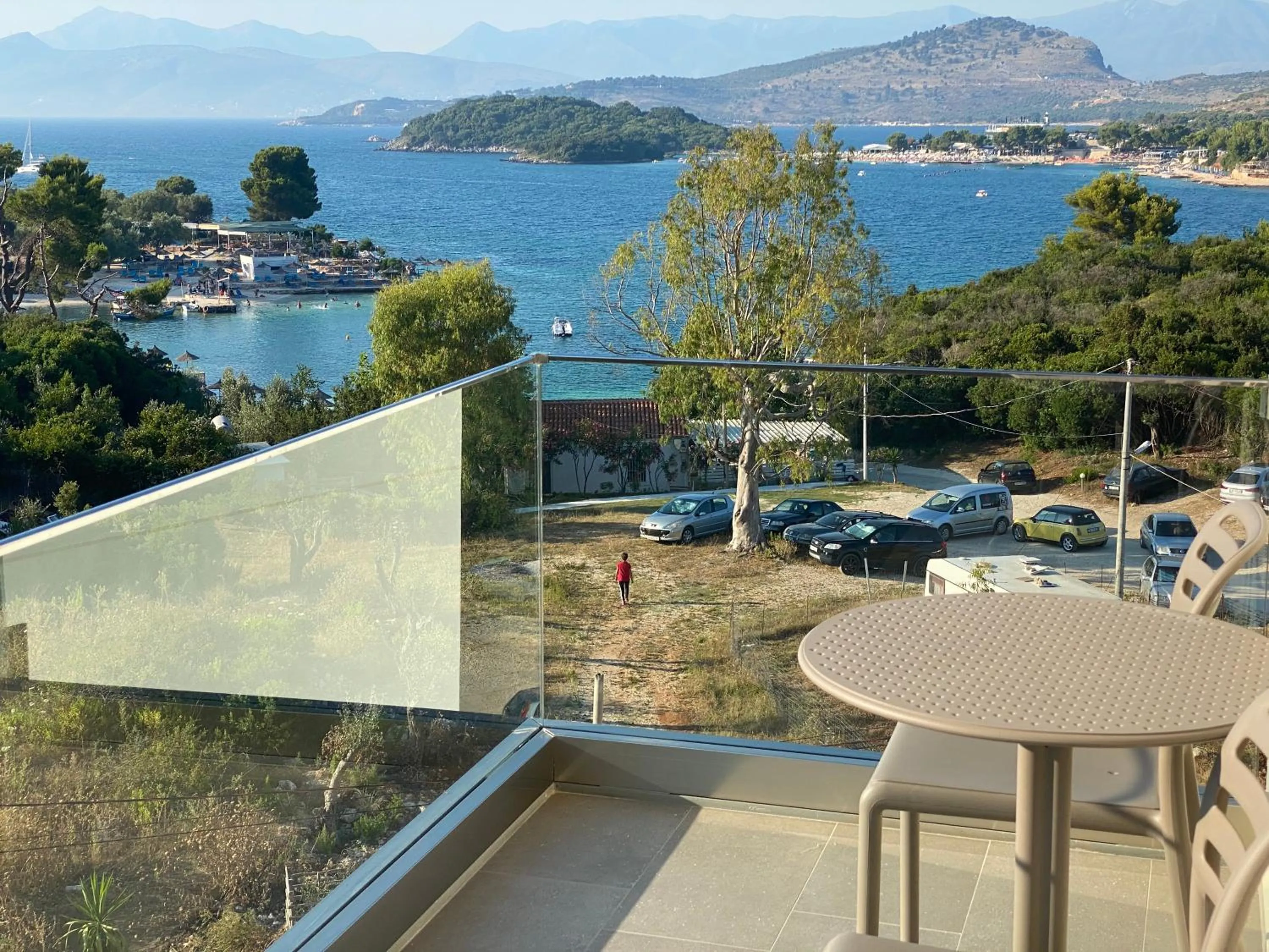 Balcony/Terrace in Hotel Olive Ksamil
