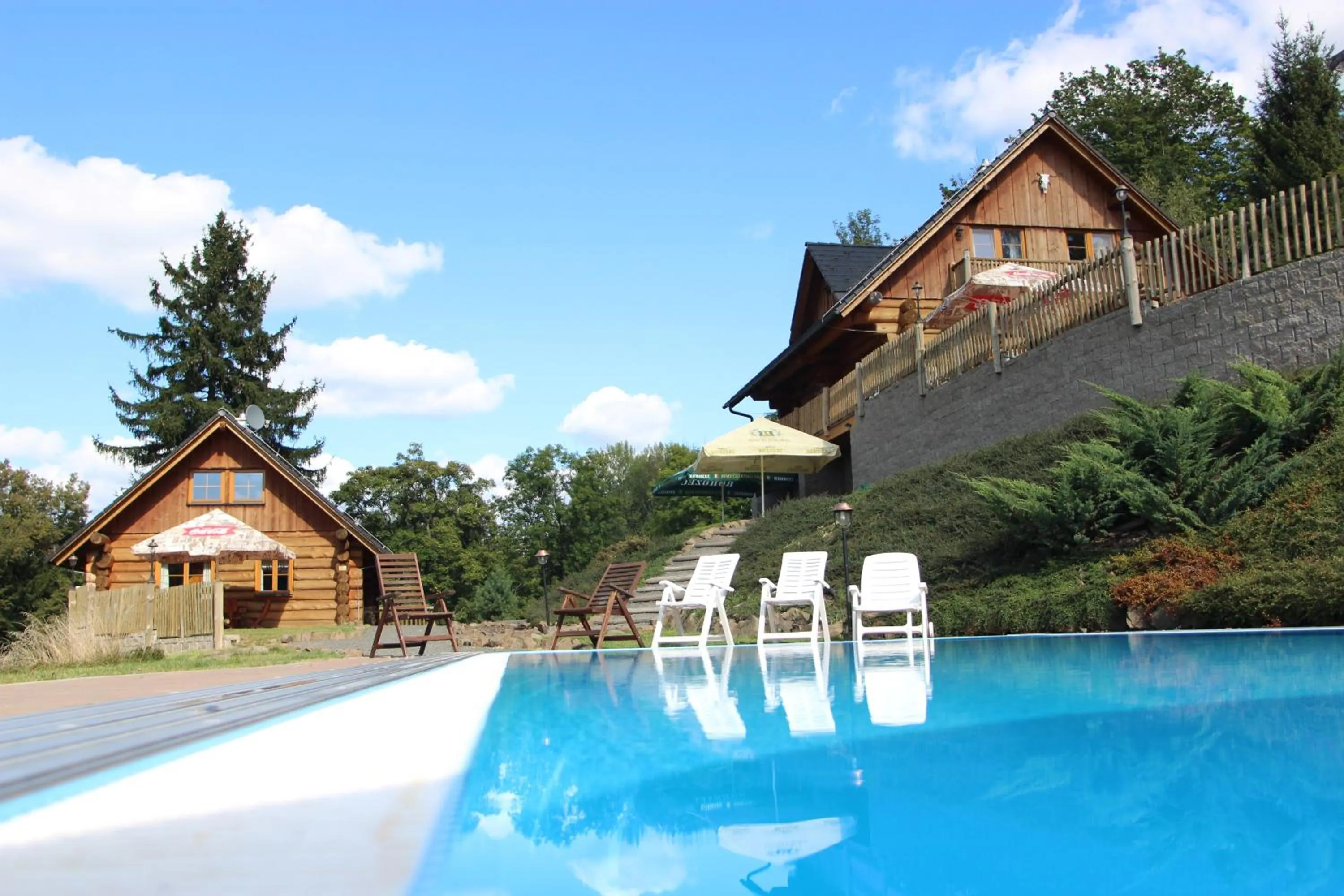 Swimming pool in Ranch Bystrá