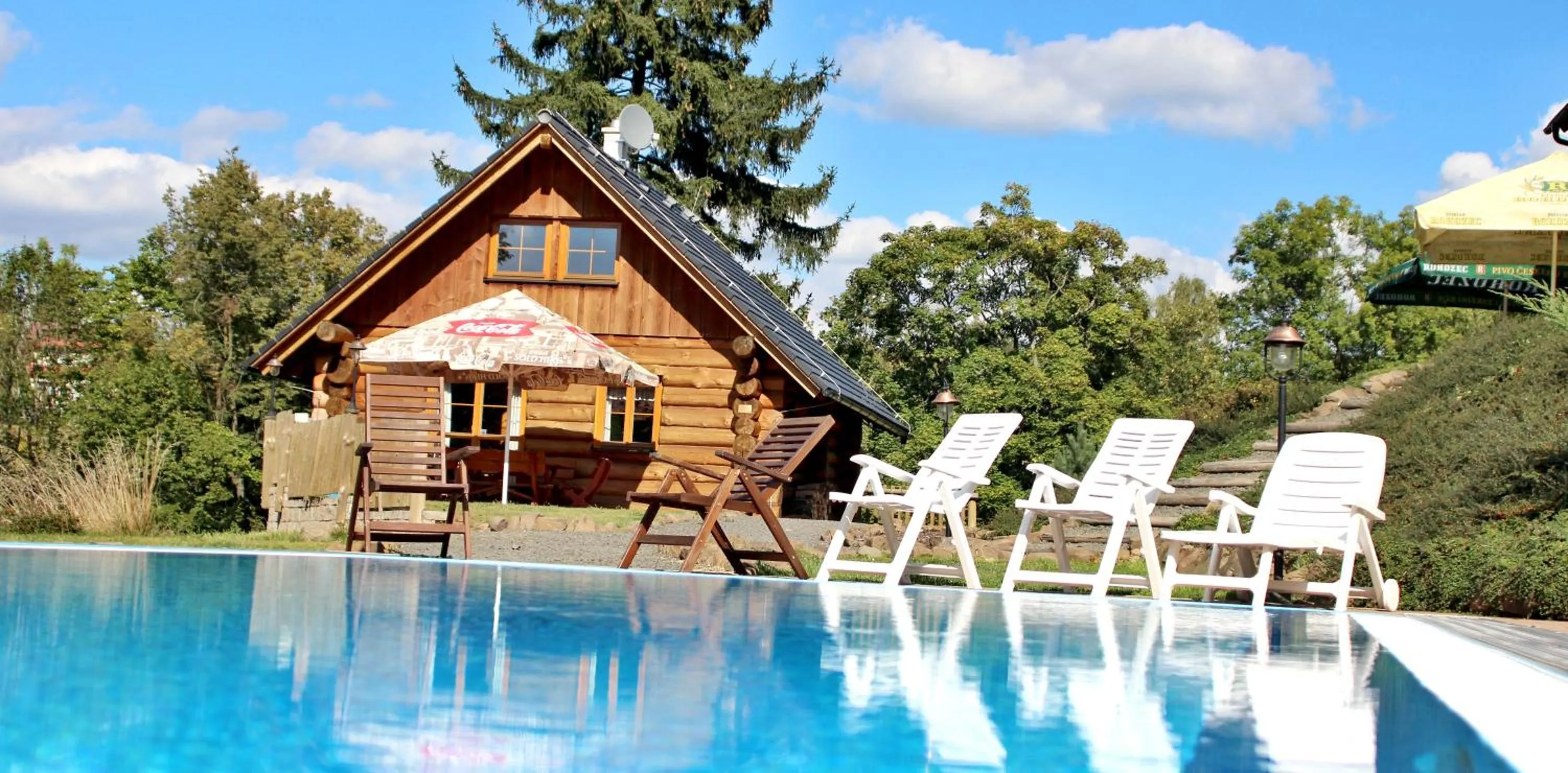 Swimming pool in Ranch Bystrá