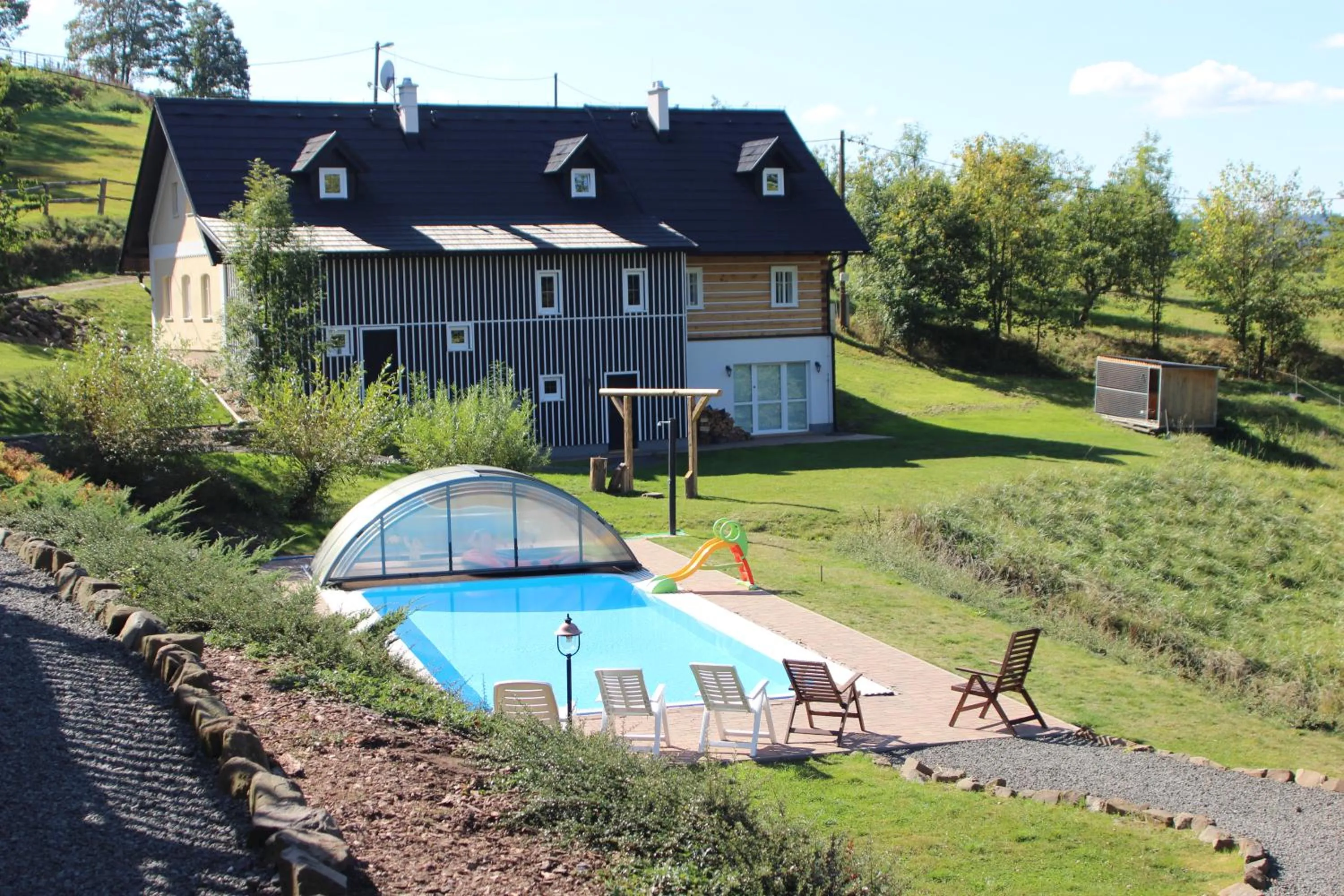 Facade/entrance in Ranch Bystrá