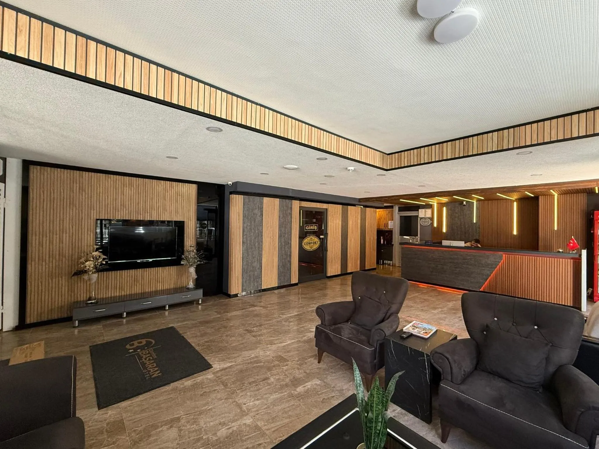 Communal lounge/ TV room in Comfort Başaran OTEL