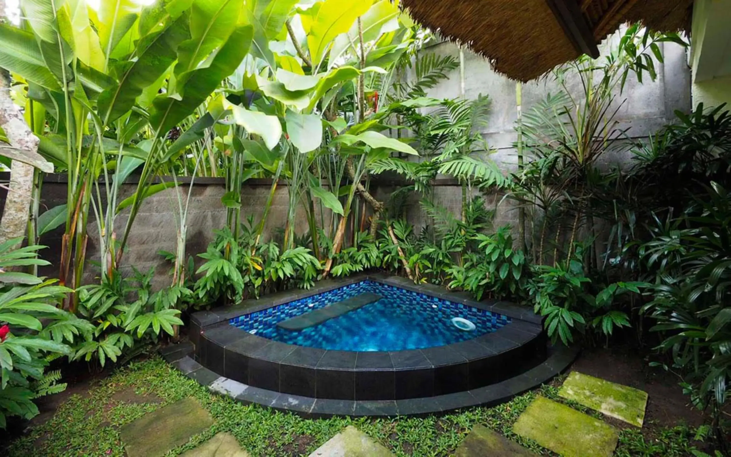 Pool view in Plataran Ubud Hotel & Spa - CHSE Certified Pool view in Plataran Ubud Hotel & Spa - CHSE Certified