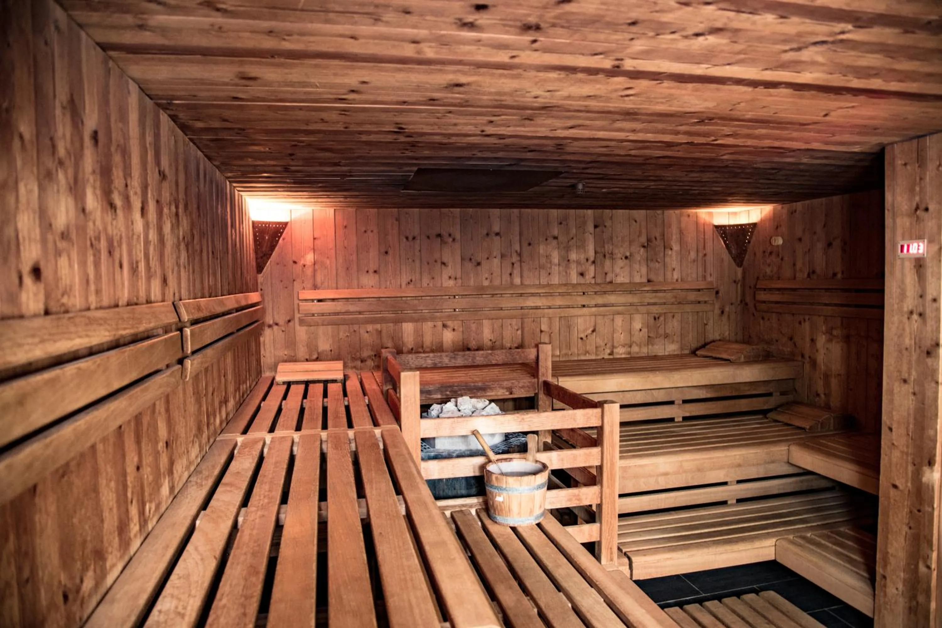 Sauna in Eiger Mountain & Soul Resort