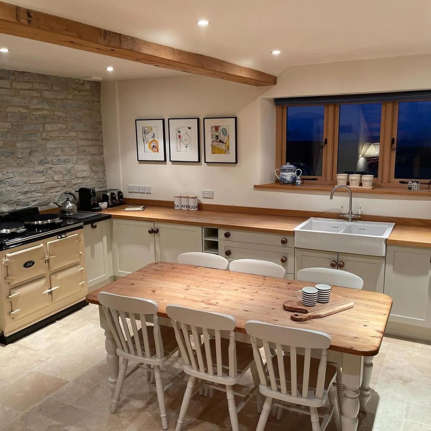 kitchen in Yew Tree Cottage
