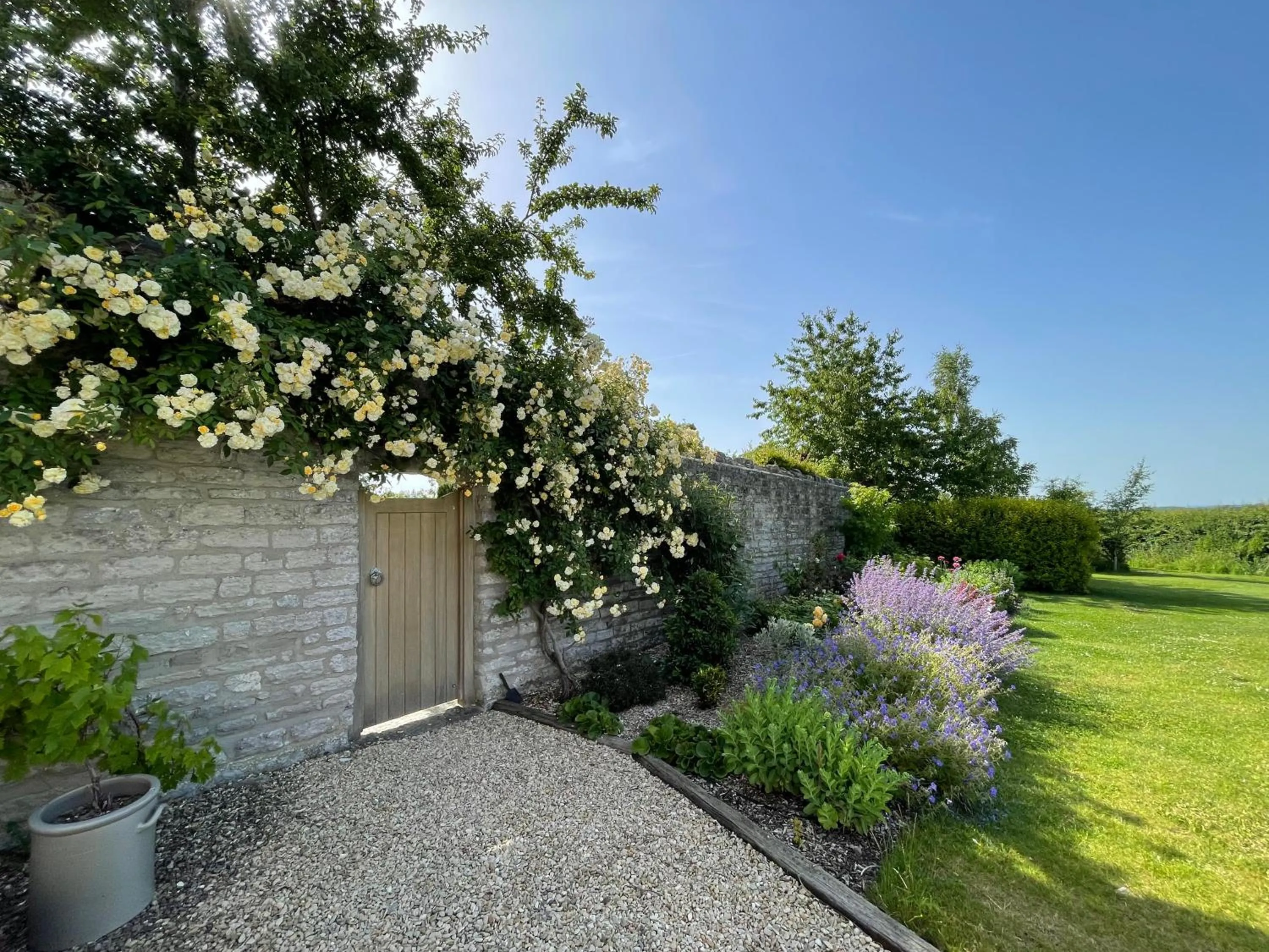 Garden in Yew Tree Cottage