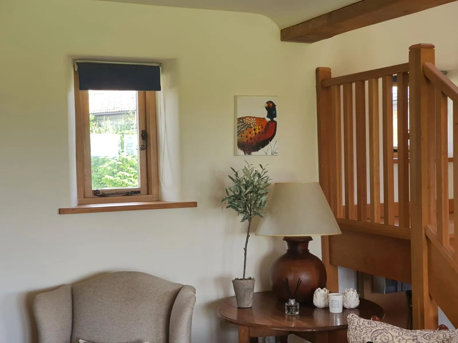 Living room in Yew Tree Cottage