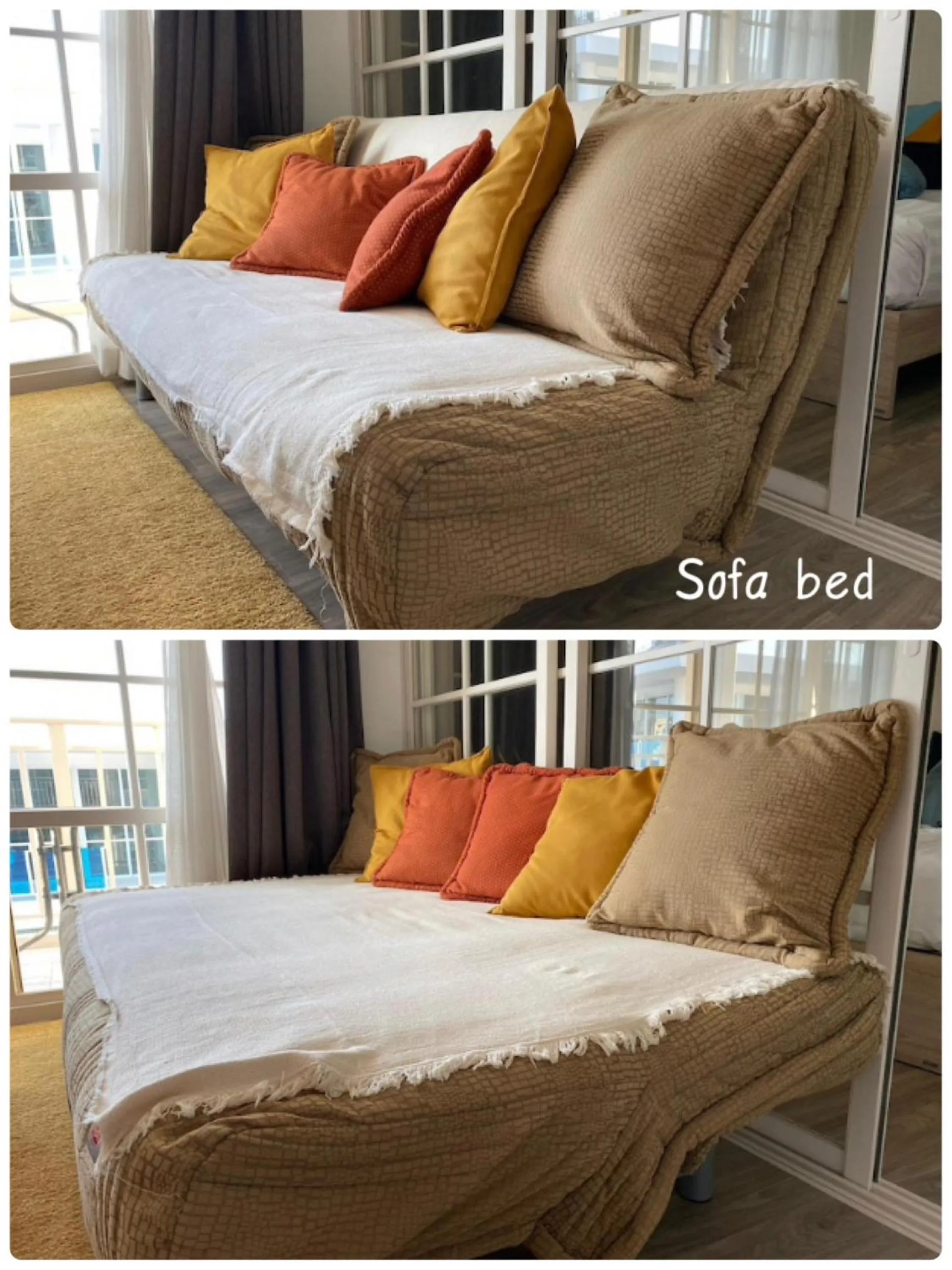 Bed in Summer Condo Hua Hin Room710