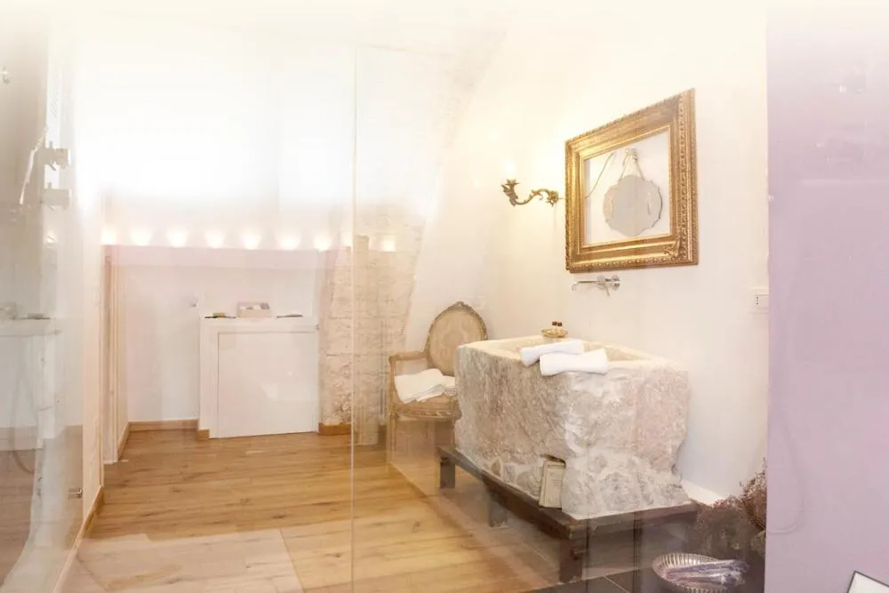 Bed in Masseria Barone Gambadoro