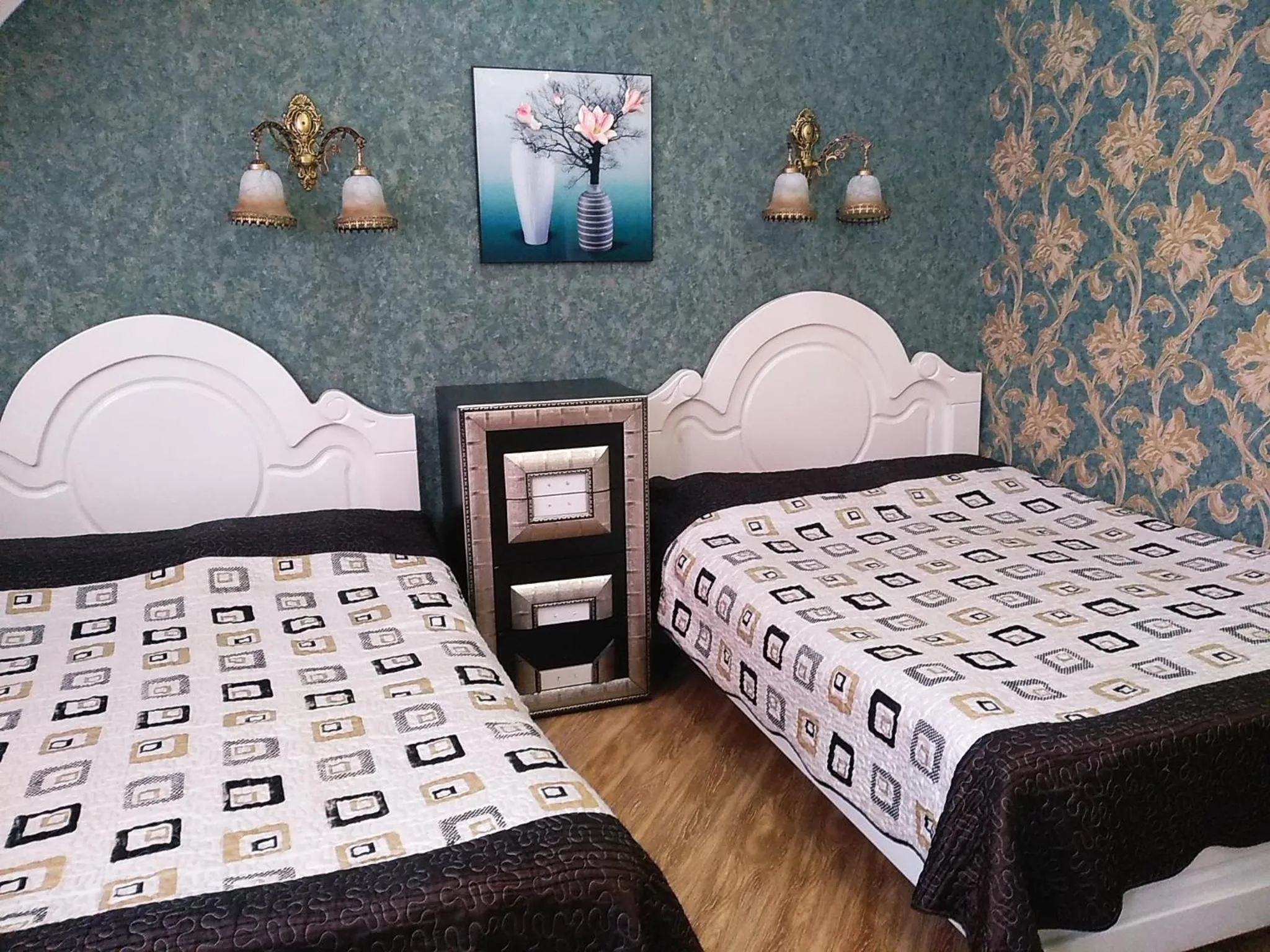 Bed in Hotel Edemi Castle