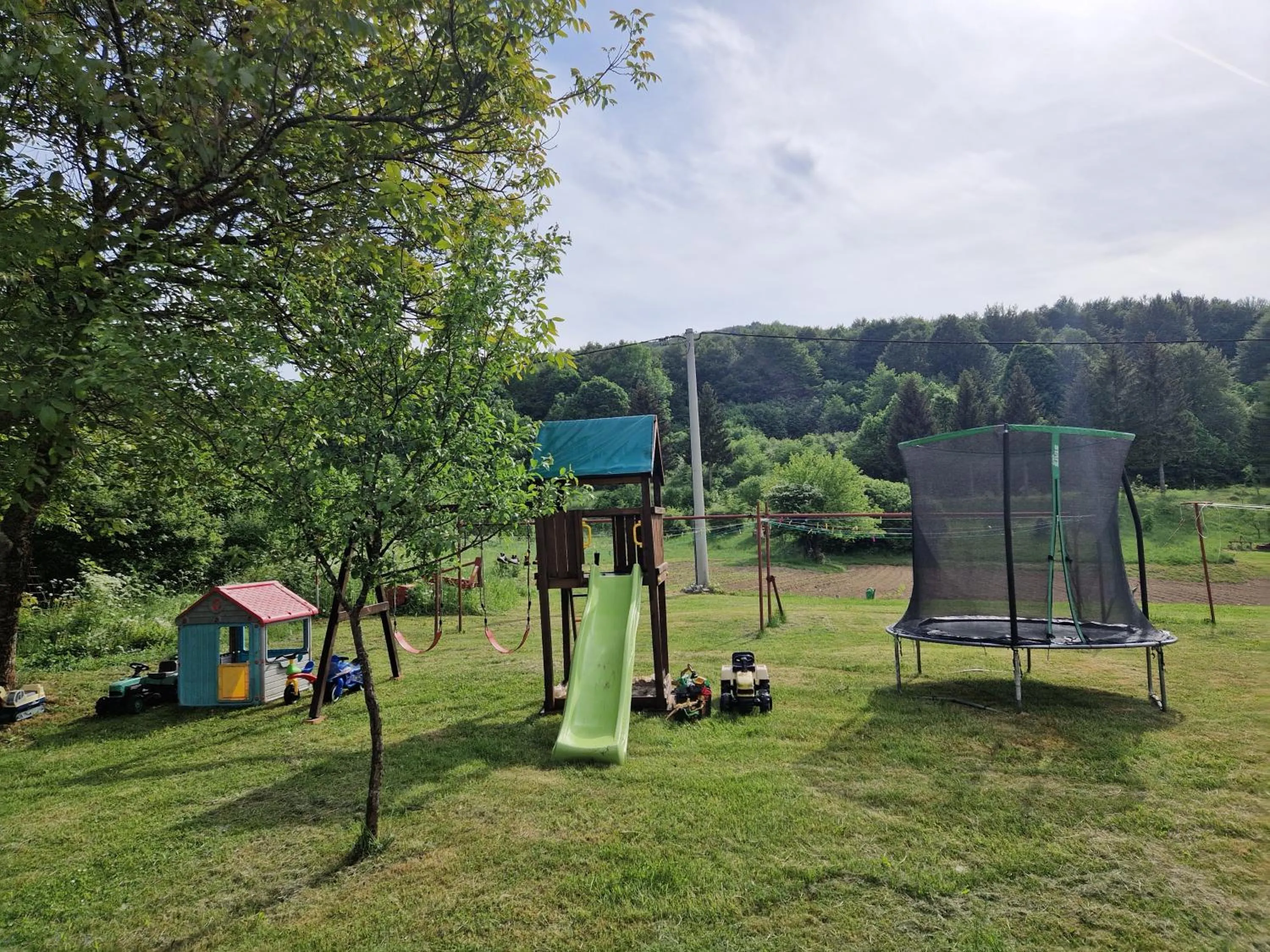 Garden in Plitvice House Rosha