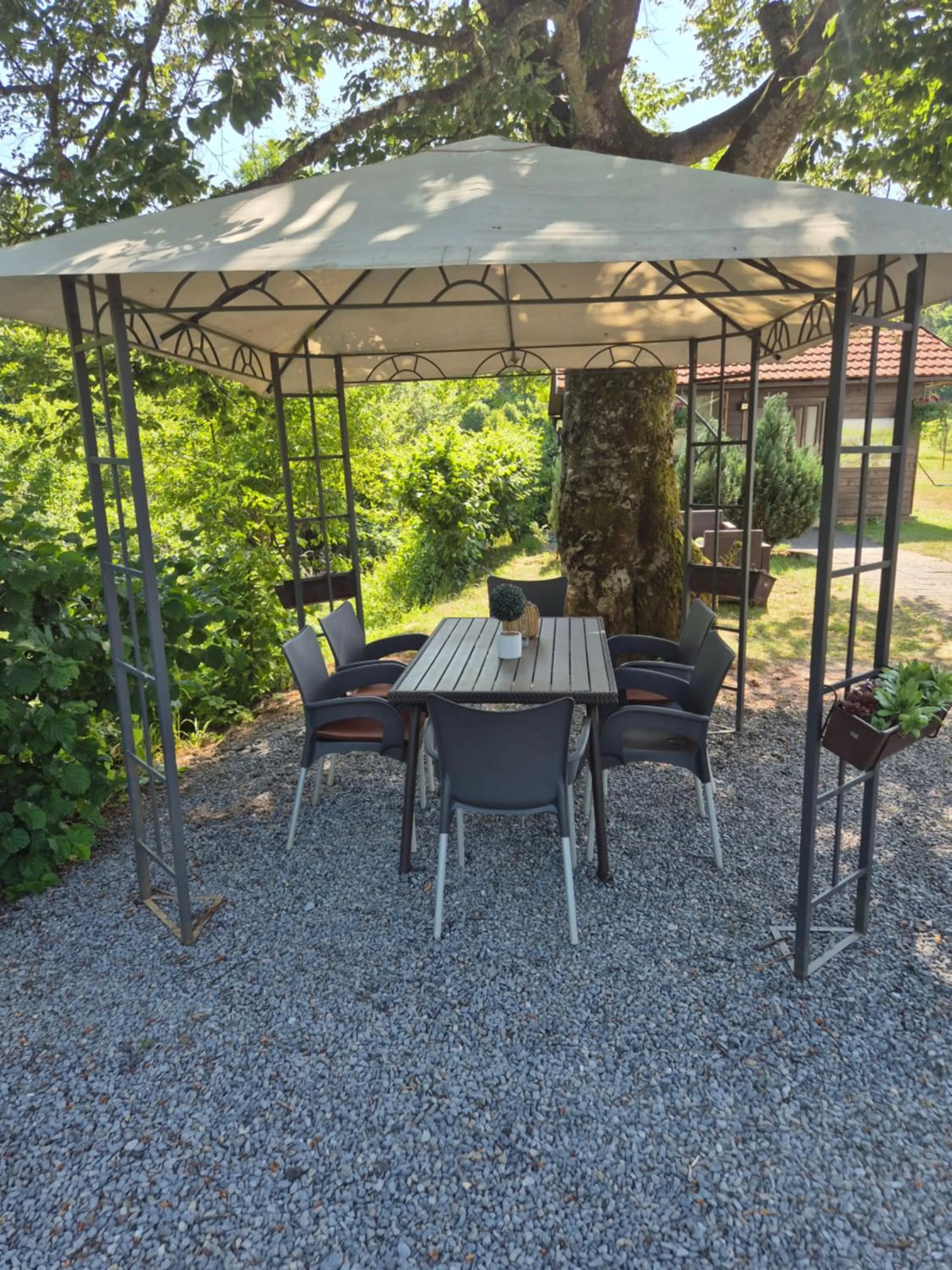 Garden in Plitvice House Rosha