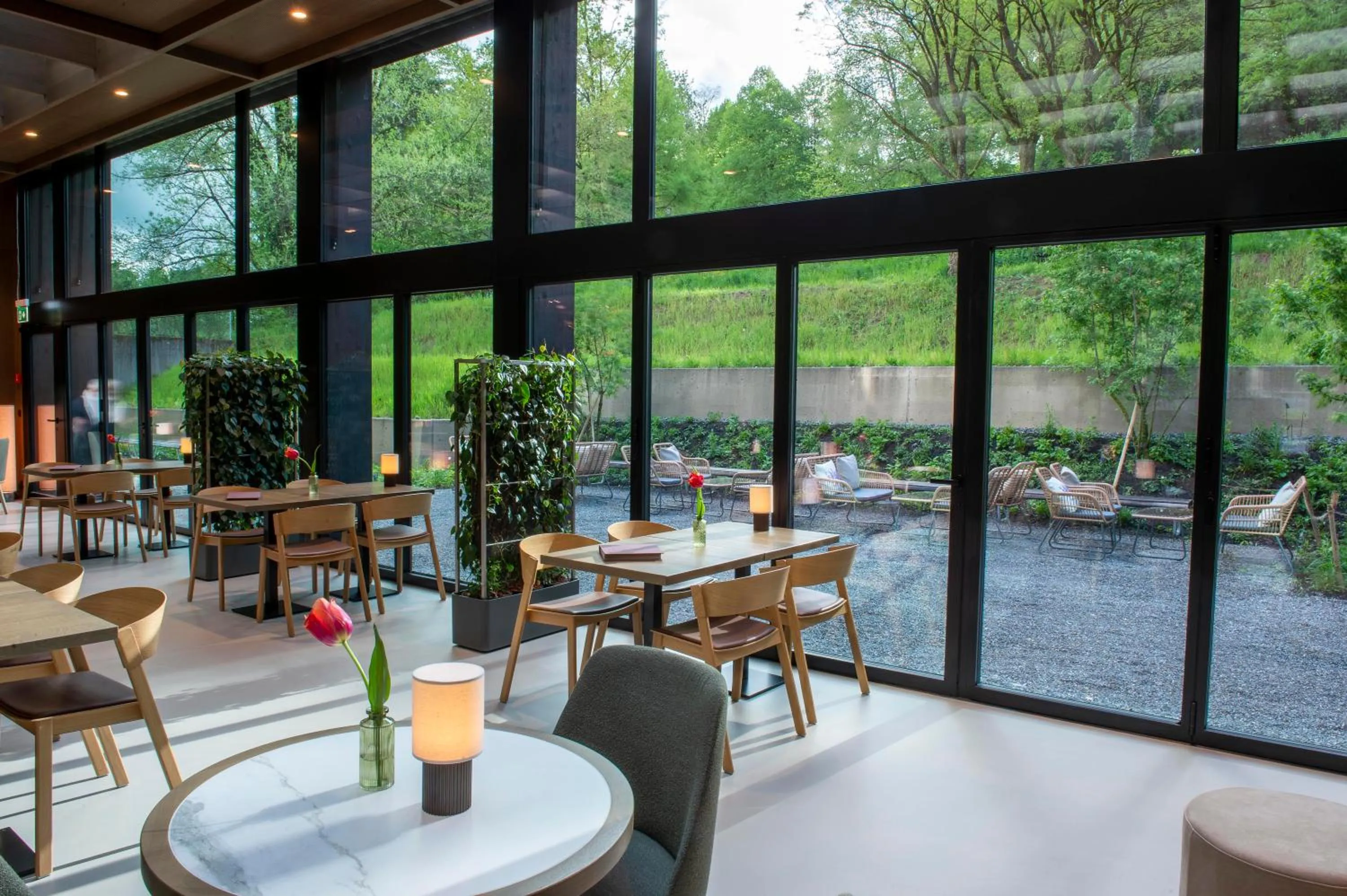 Restaurant/places to eat in Park Hotel Zug