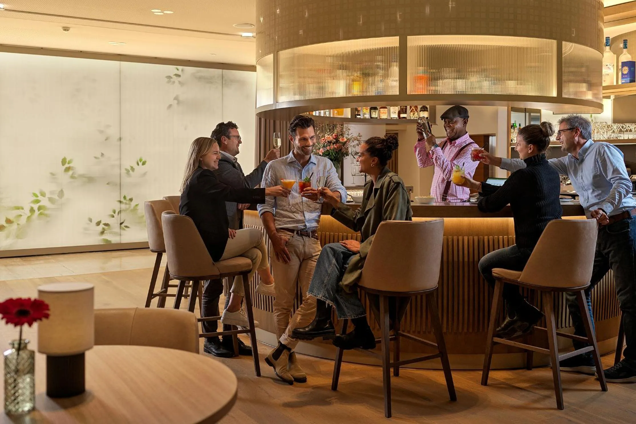 Lounge or bar in Park Hotel Zug