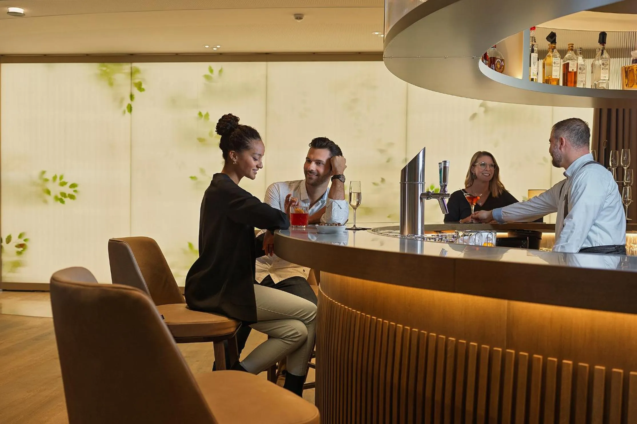 Lounge or bar in Park Hotel Zug