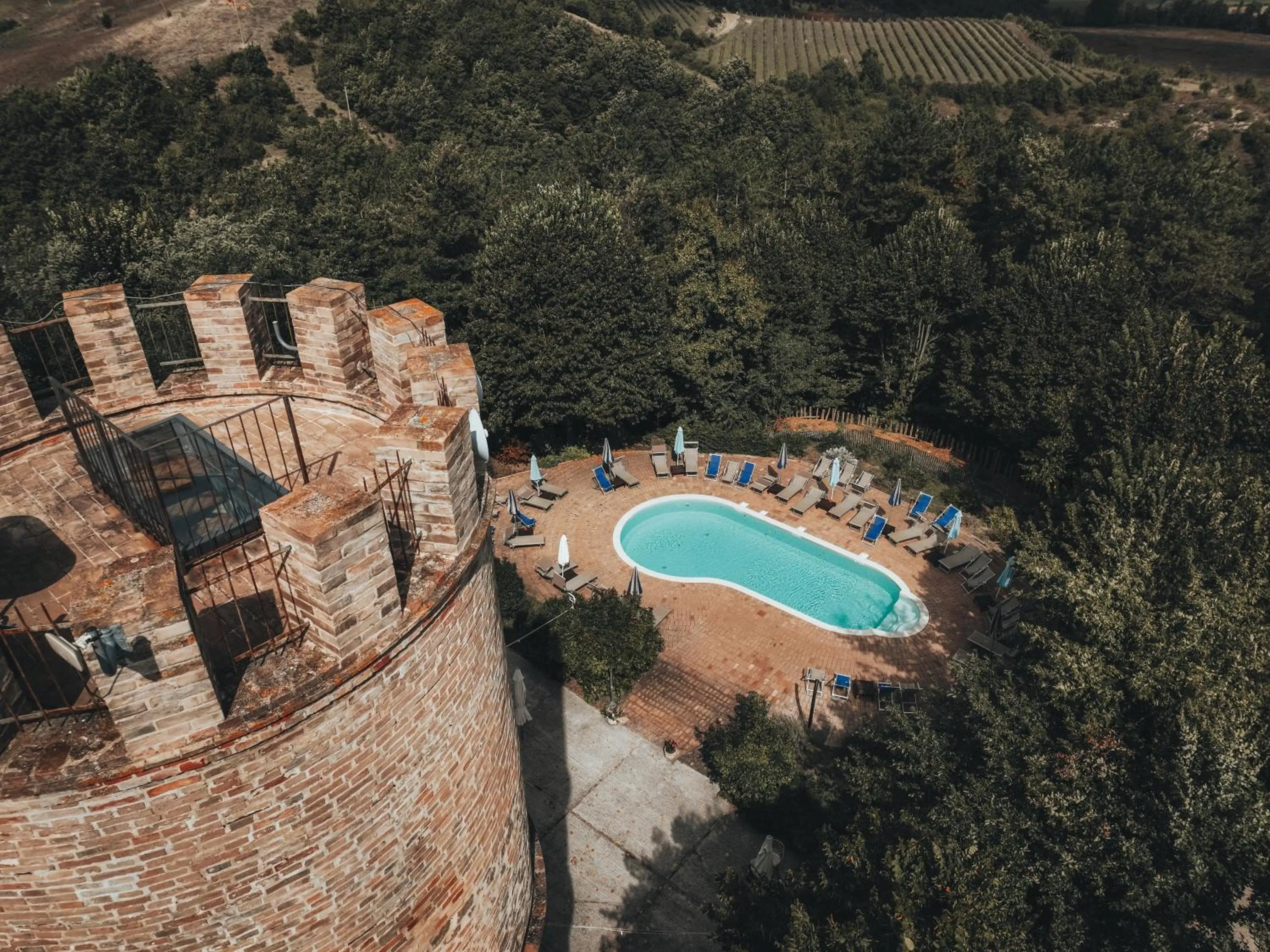 Balcony/Terrace in Castello di Baccaresca