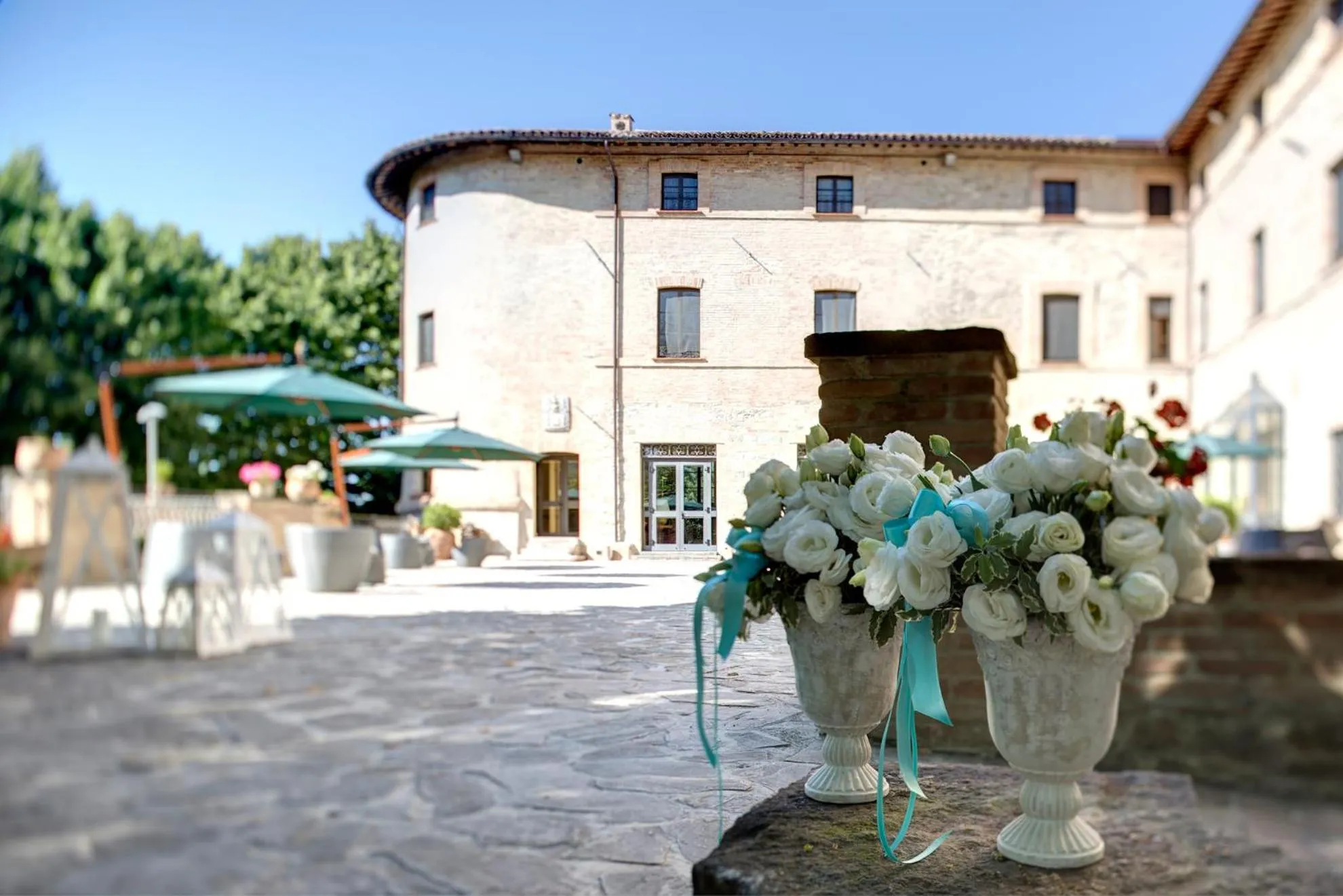Garden view in Castello di Baccaresca