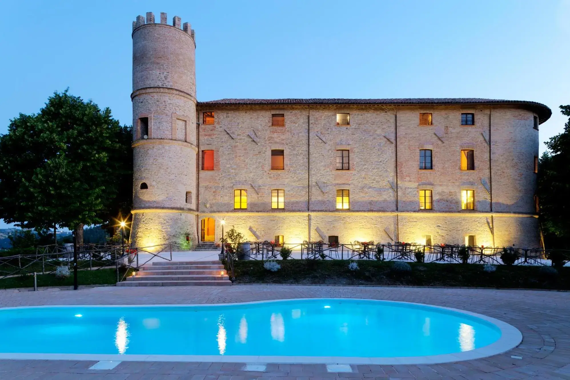 Property building in Castello di Baccaresca Property building in Castello di Baccaresca