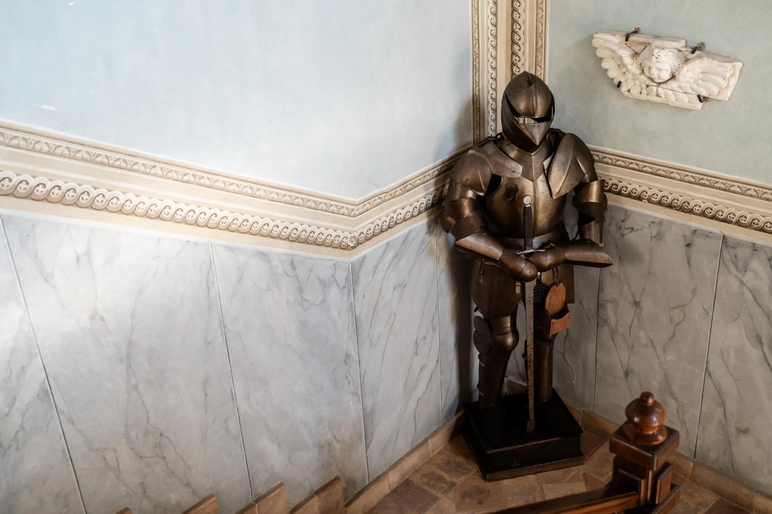 Decorative detail in Castello di Baccaresca