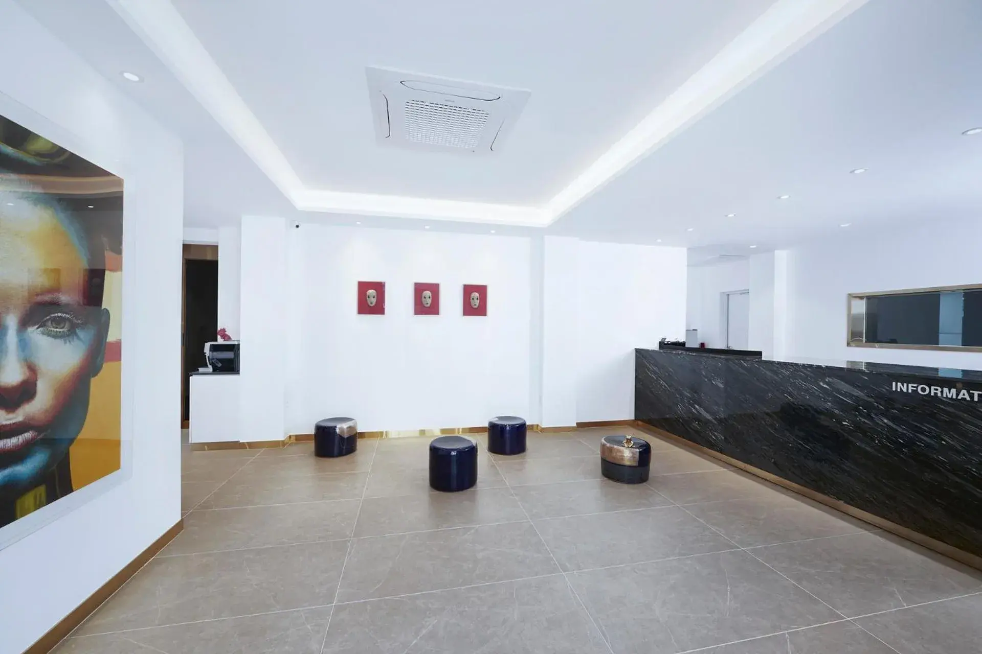 Lobby or reception in Hotel Hongdan Lobby or reception in Hotel Hongdan