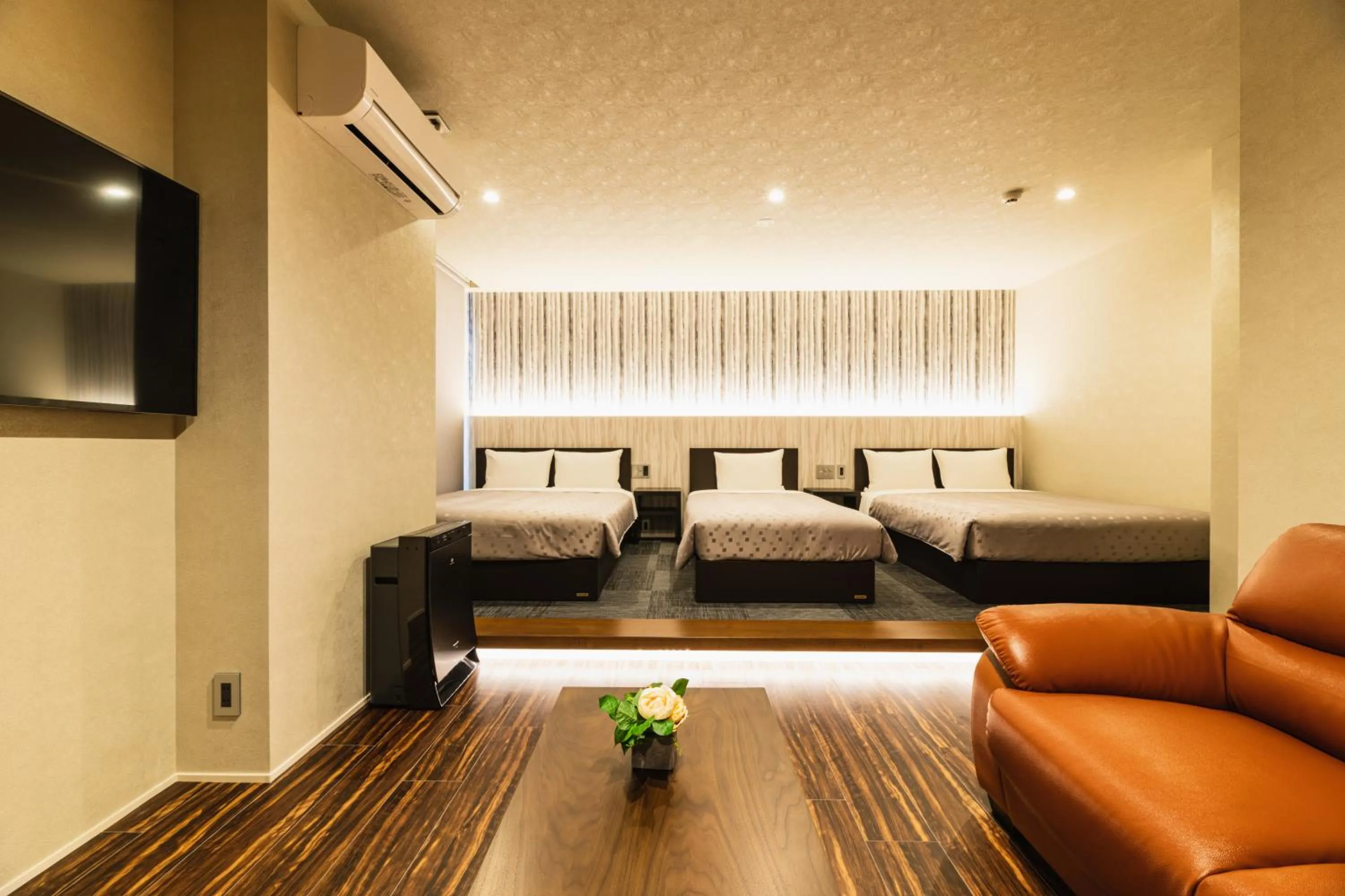 Photo of the whole room, Bed in GRAND BASE Hakatamon