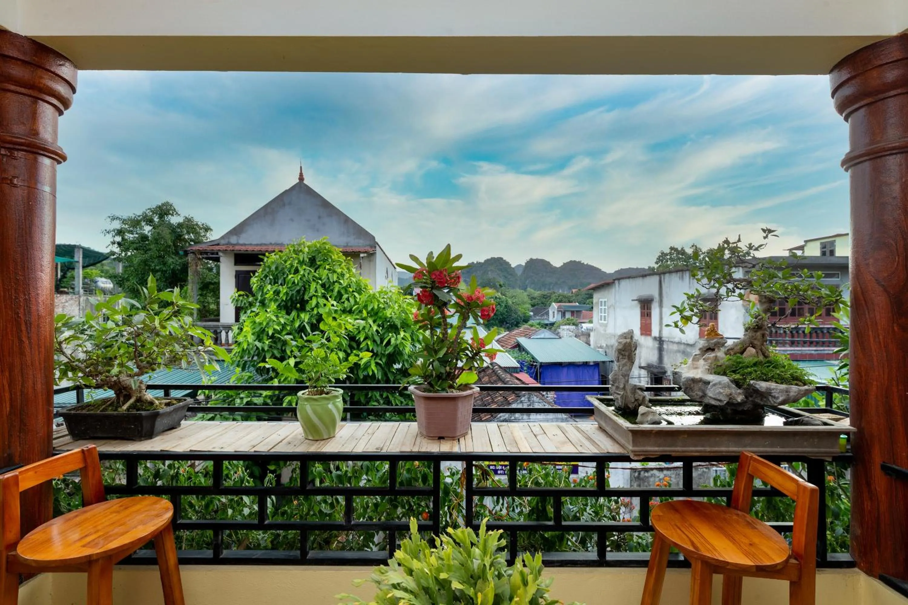 Balcony/Terrace in Tam Coc Tuong Vy Homestay