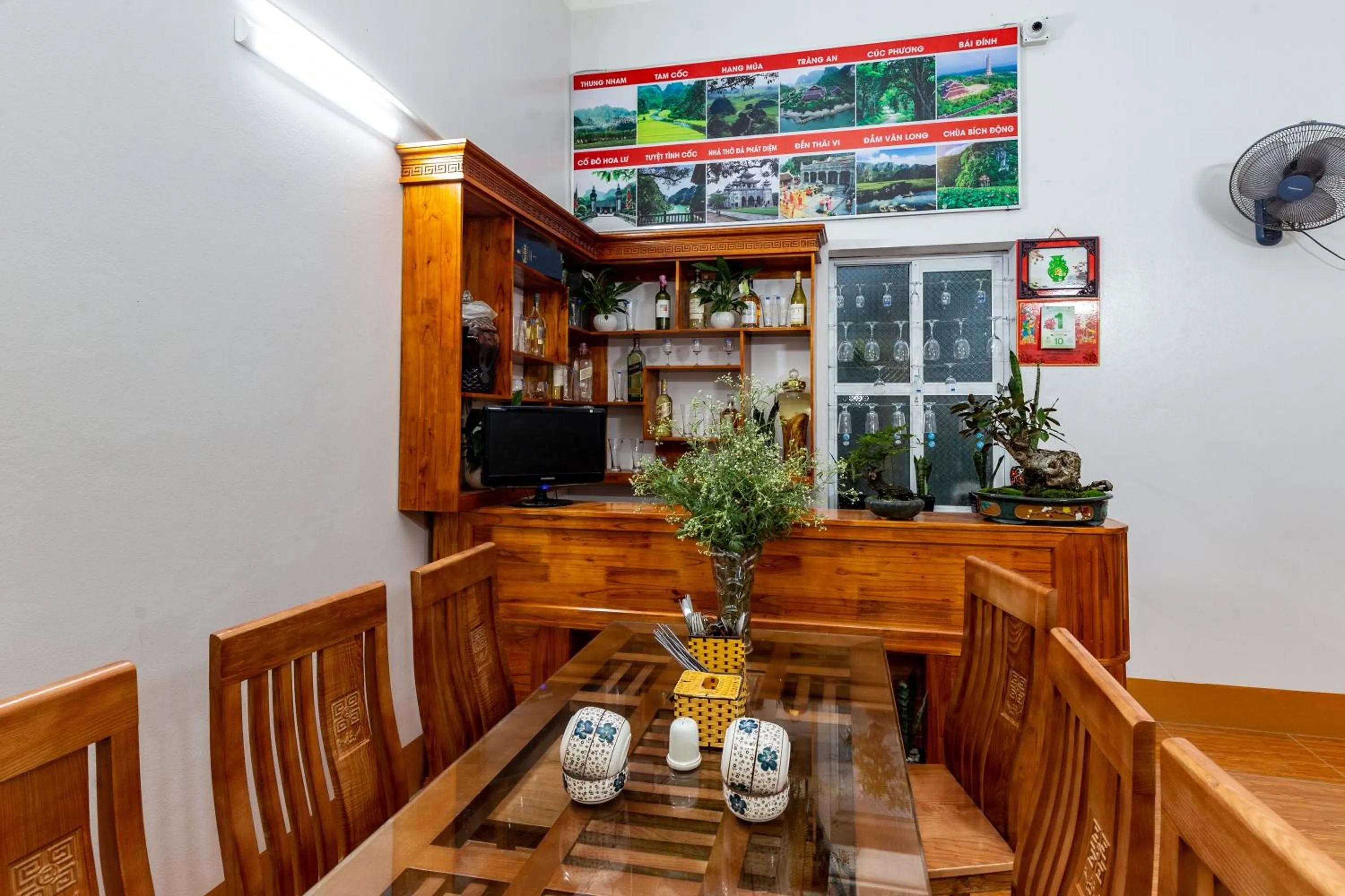 Seating area in Tam Coc Tuong Vy Homestay