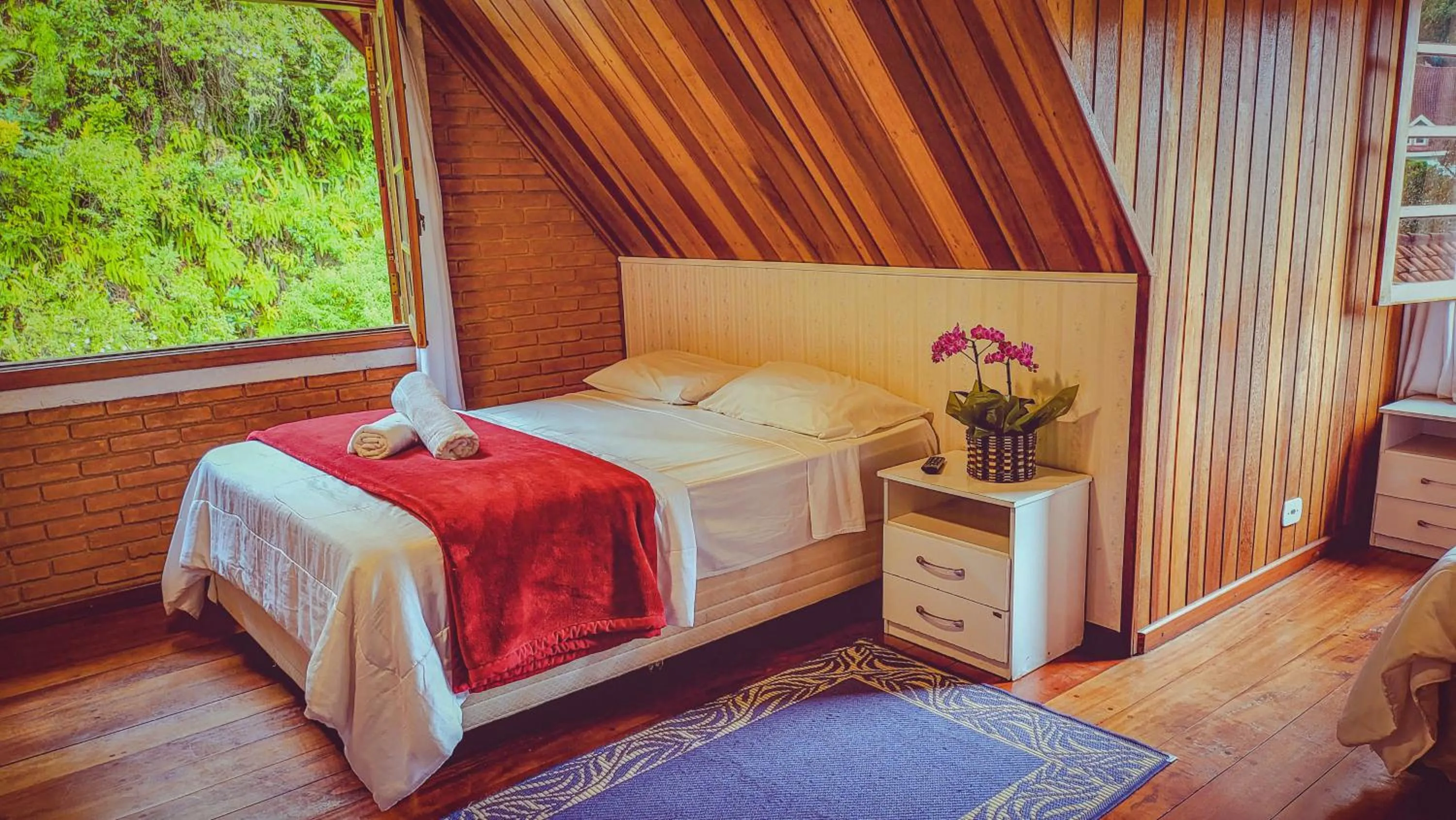 Bed in Pousada Atalaia Capivari