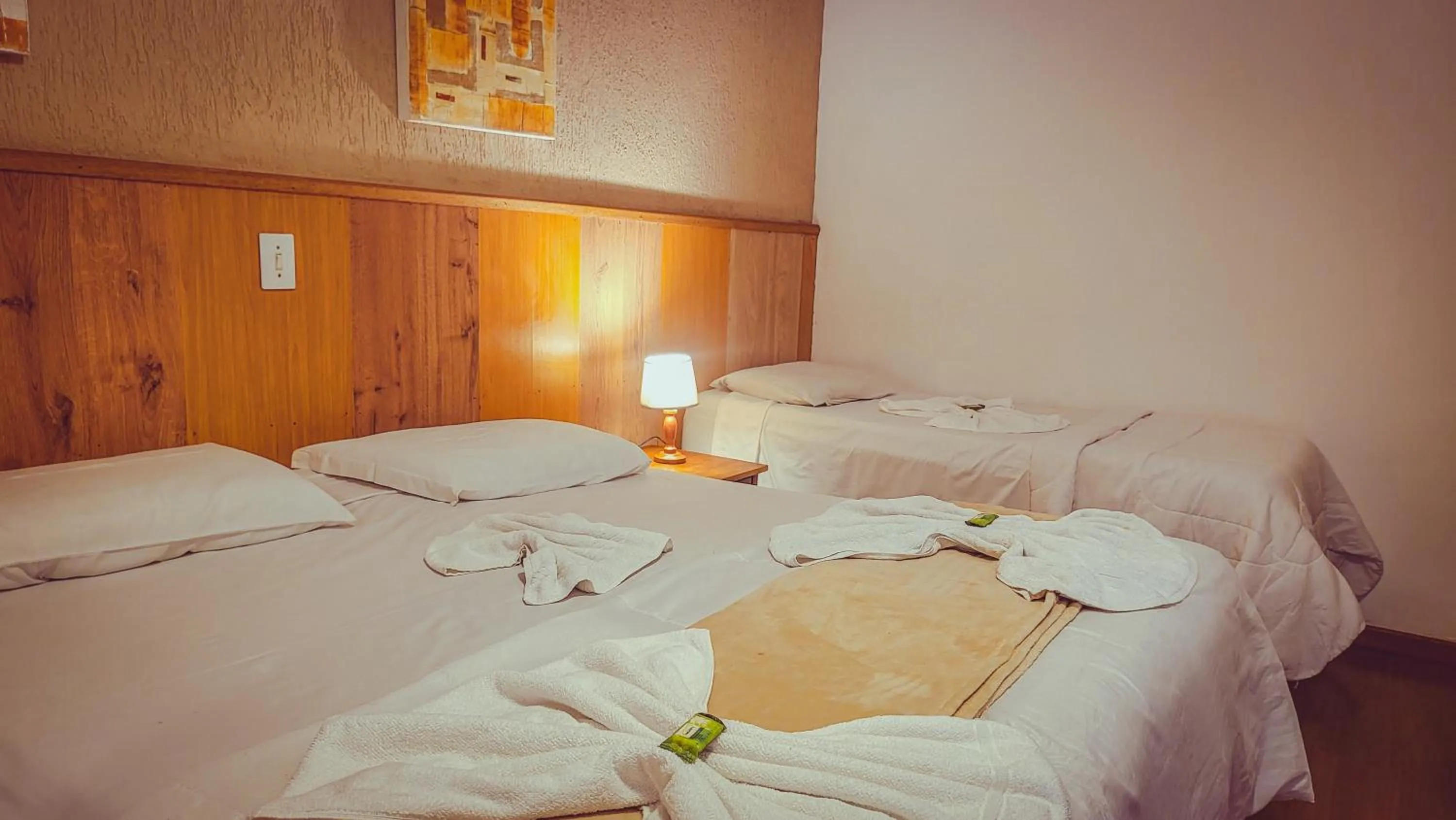 Bed in Pousada Atalaia Capivari