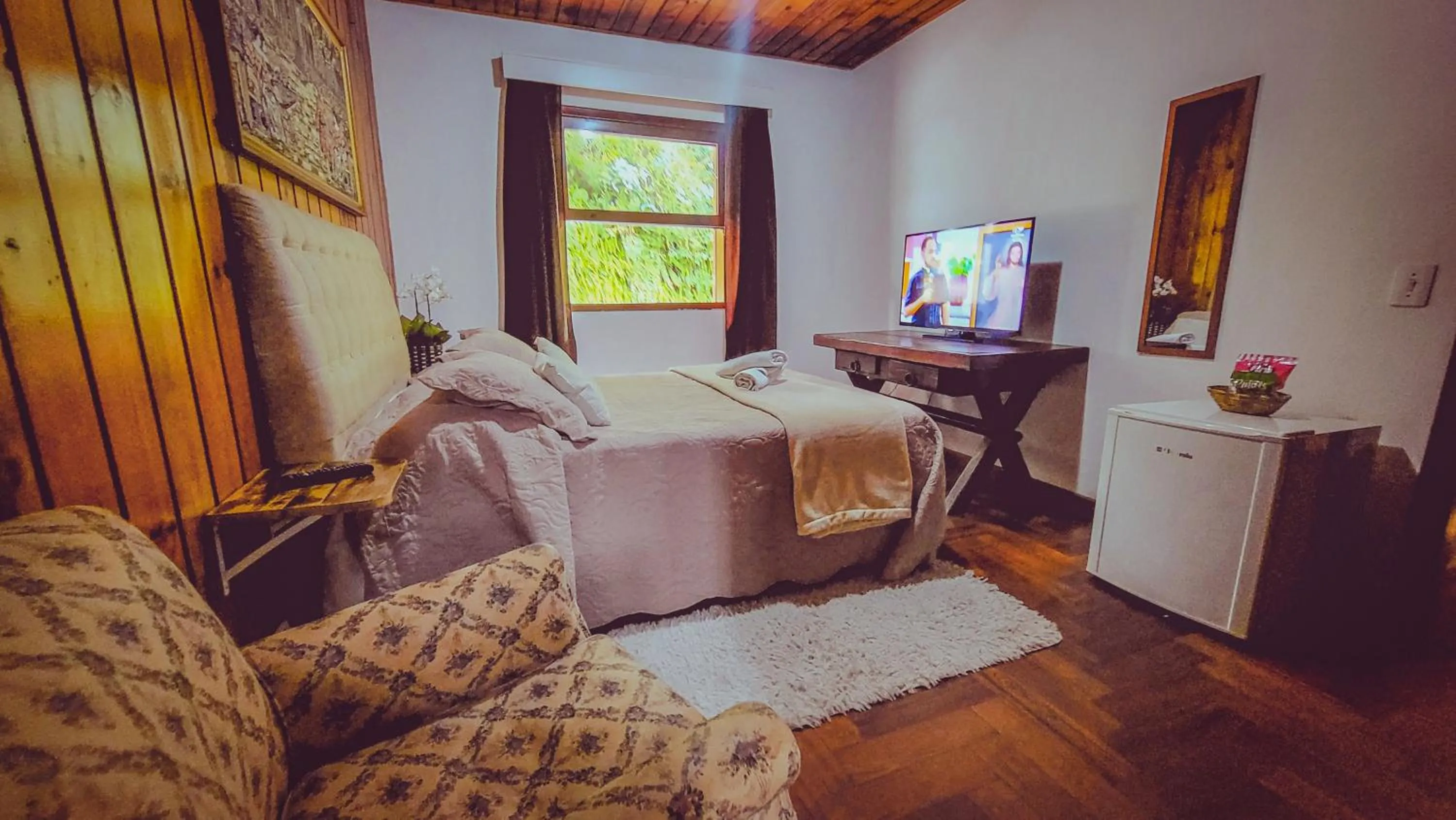 Bed in Pousada Atalaia Capivari