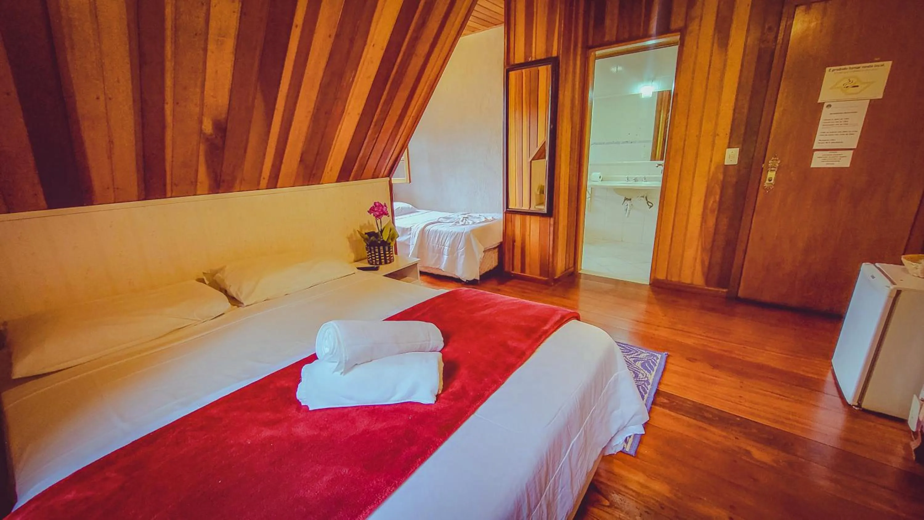 Bed in Pousada Atalaia Capivari