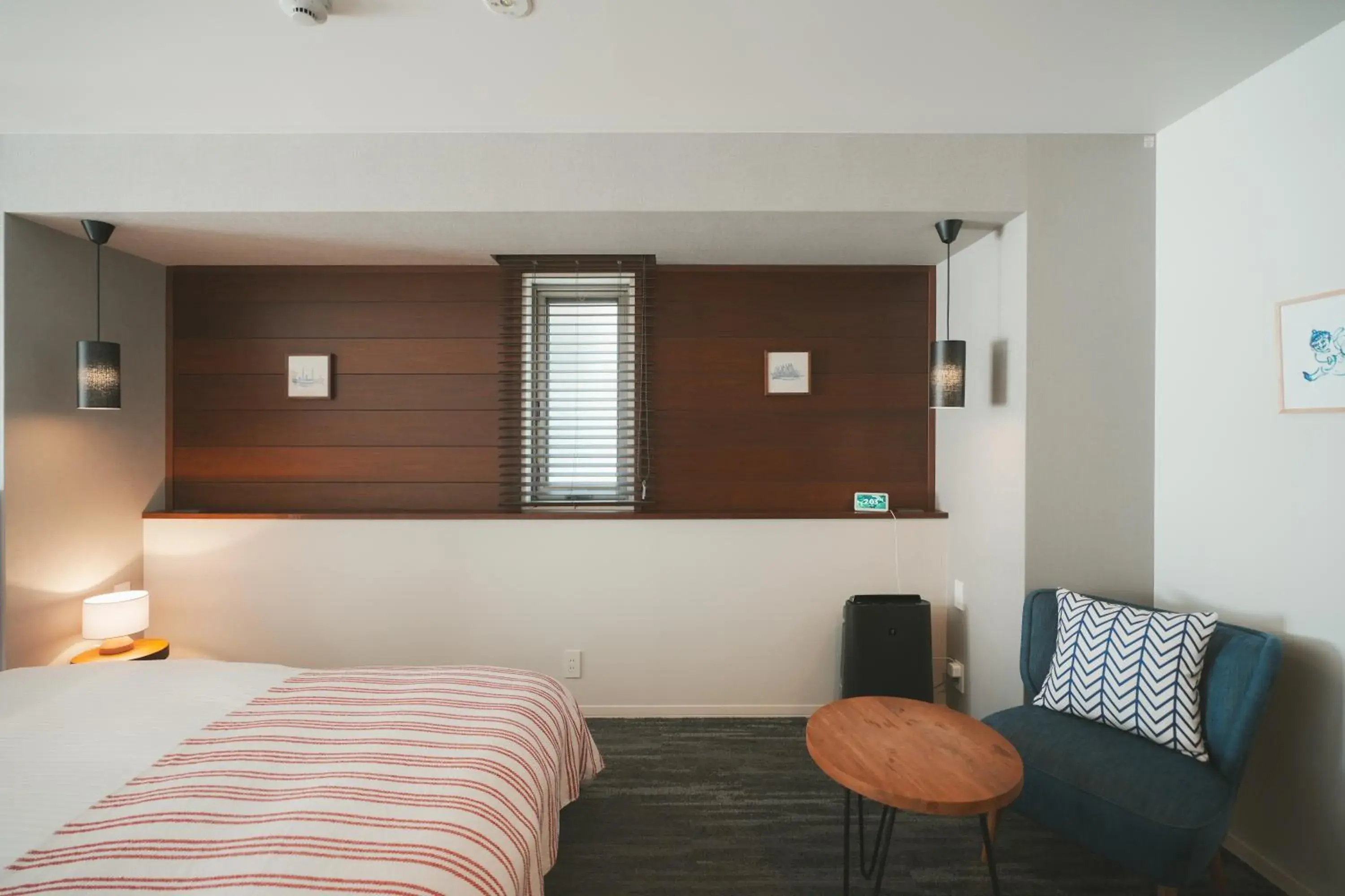 Bed in LAZULI Hiroshima Hotel and Lounge Bed in LAZULI Hiroshima Hotel and Lounge