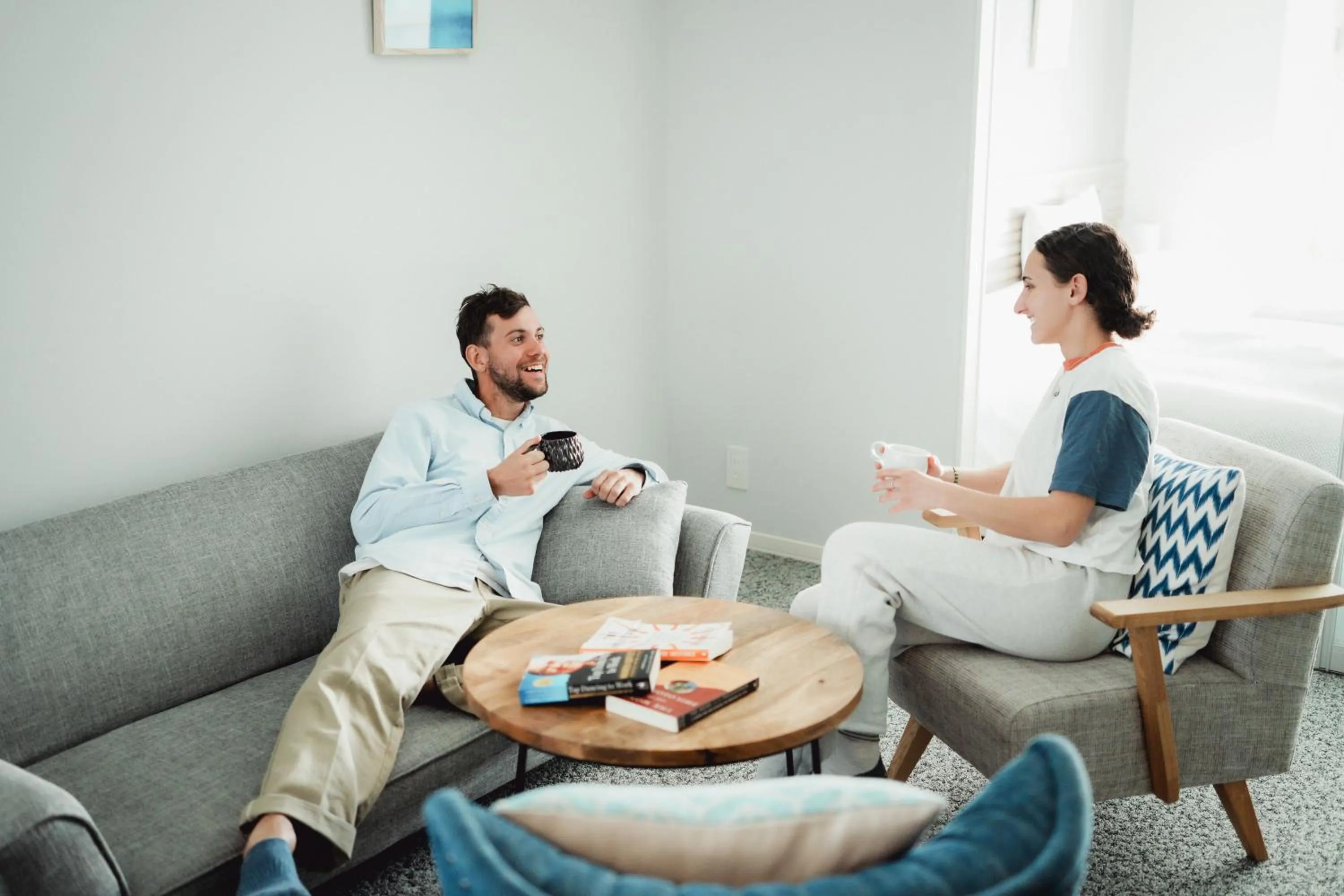 Living room in LAZULI Hiroshima Hotel and Lounge