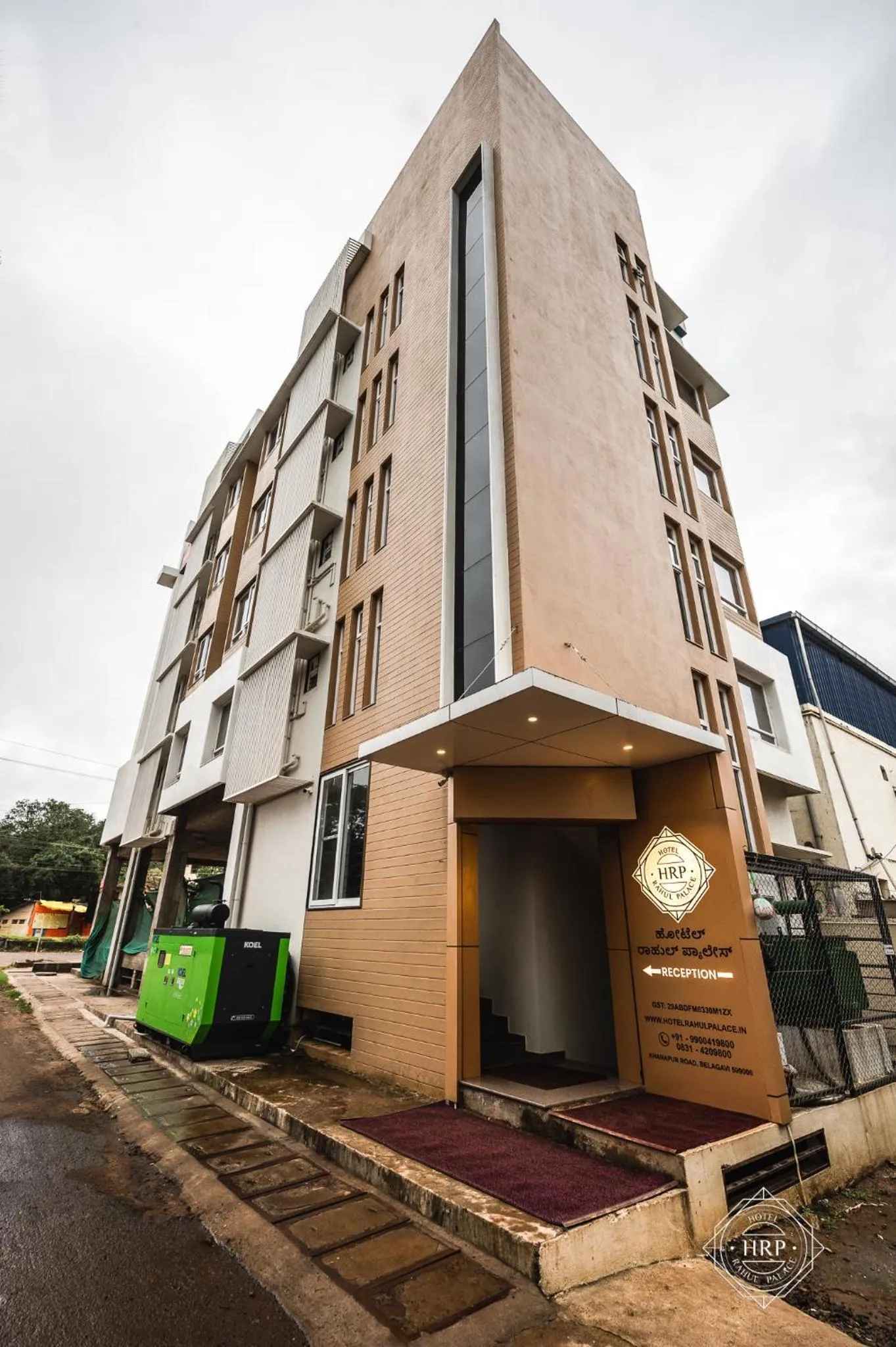 On site in Hotel Rahul Palace Belgaum