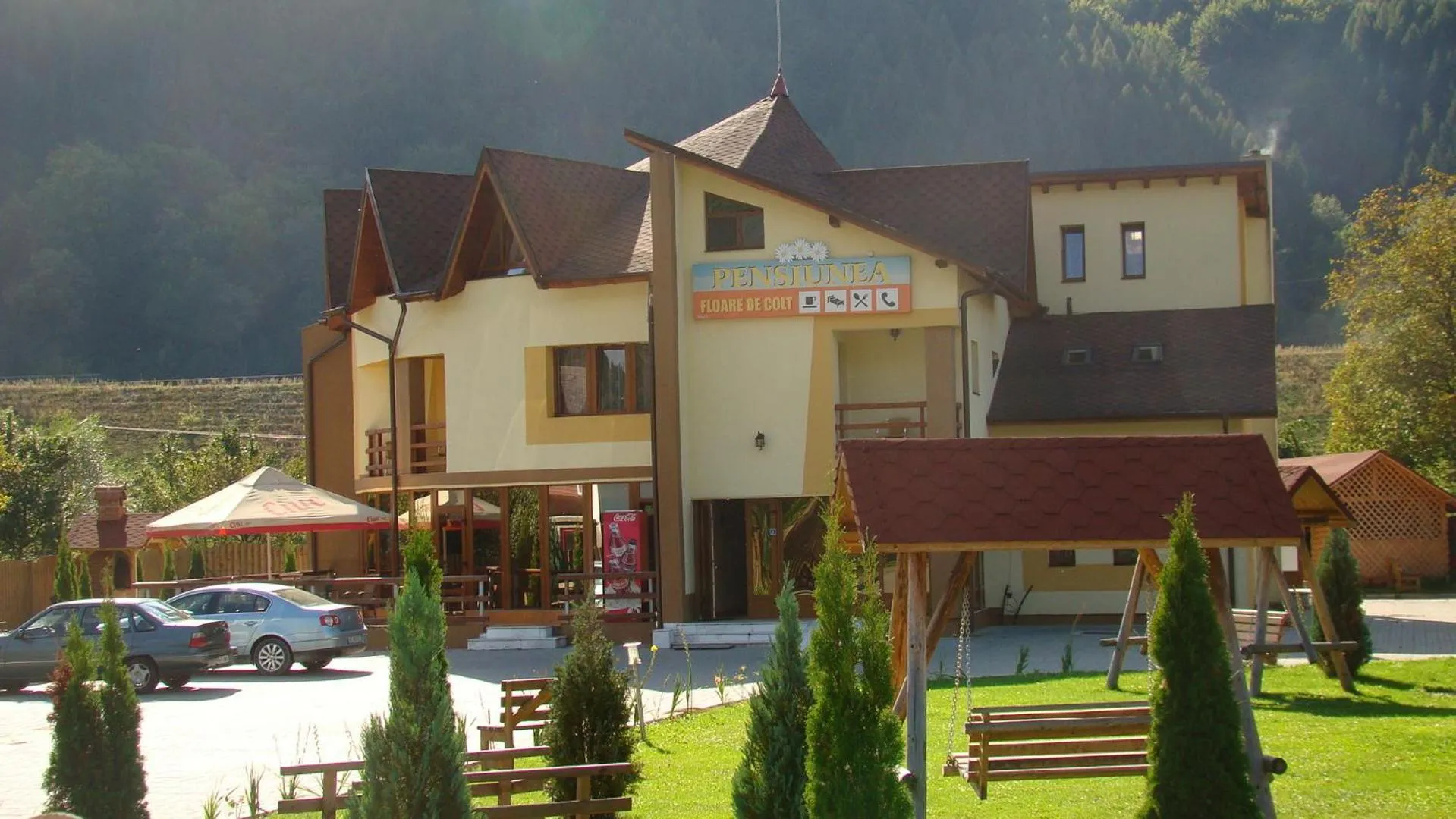 Facade/entrance in Pensiunea Floare de Colţ