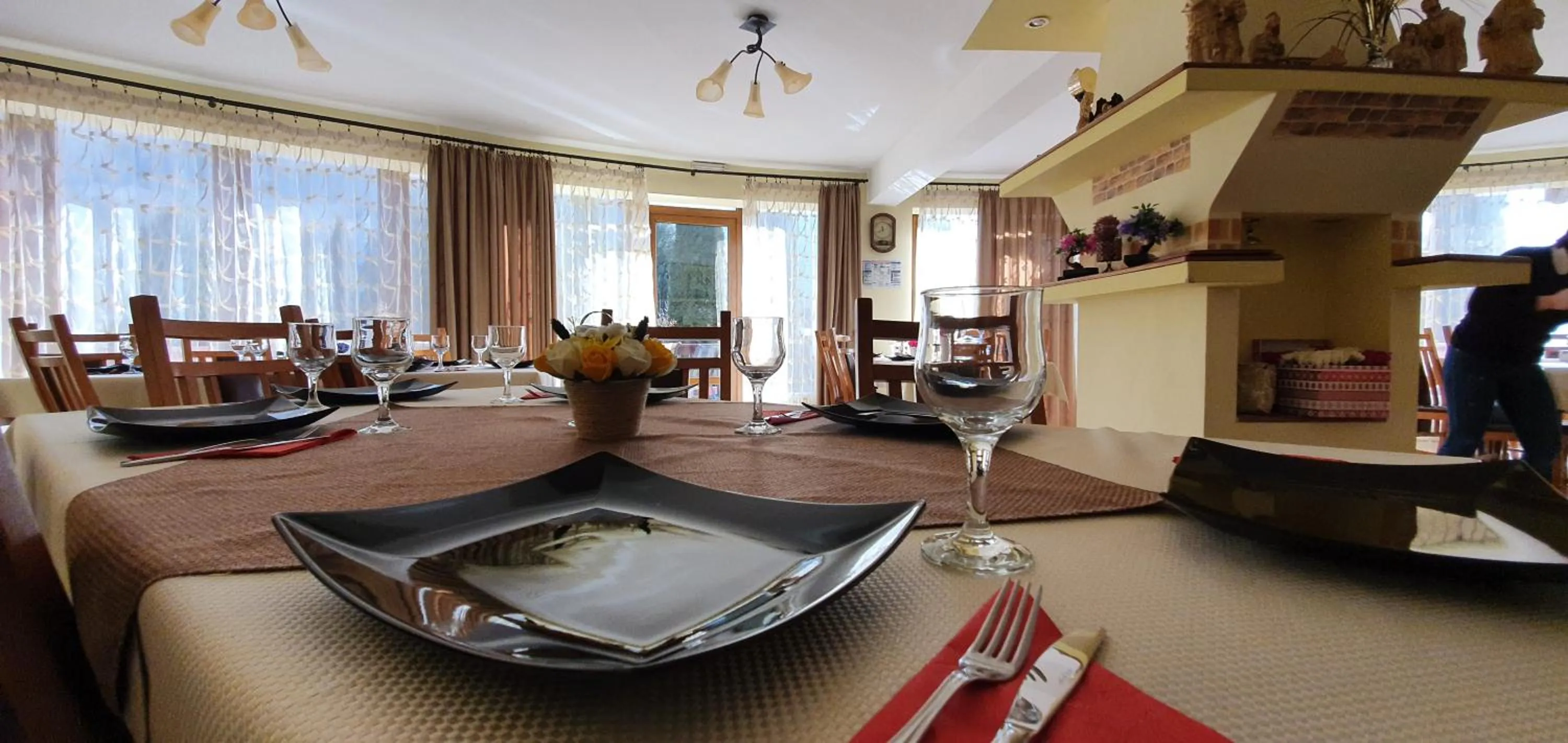 Restaurant/places to eat in Pensiunea Floare de Colţ